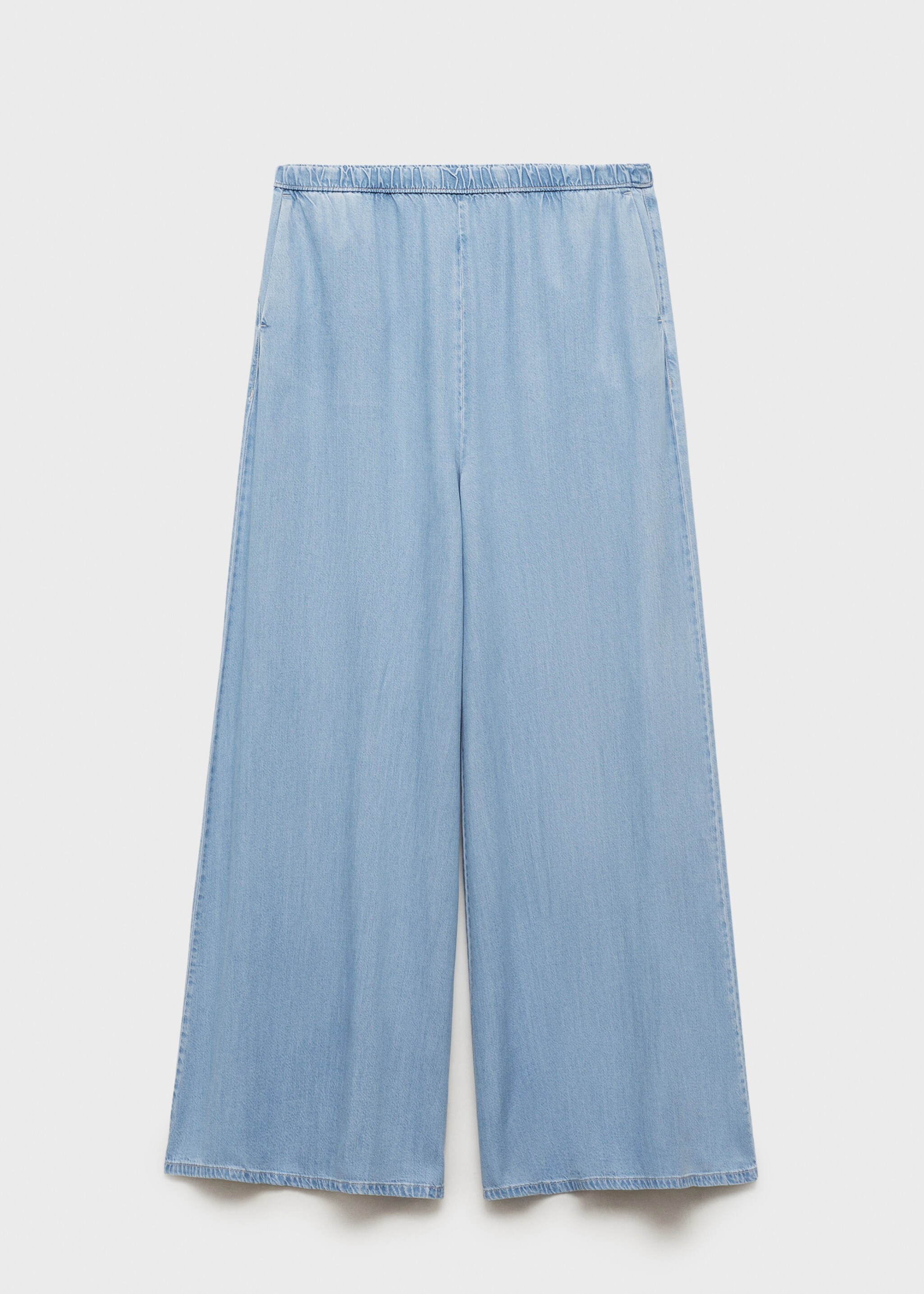 Pantalón palazzo lyocell - Artículo sin modelo, Azul claro. Ref: 87038648-00.