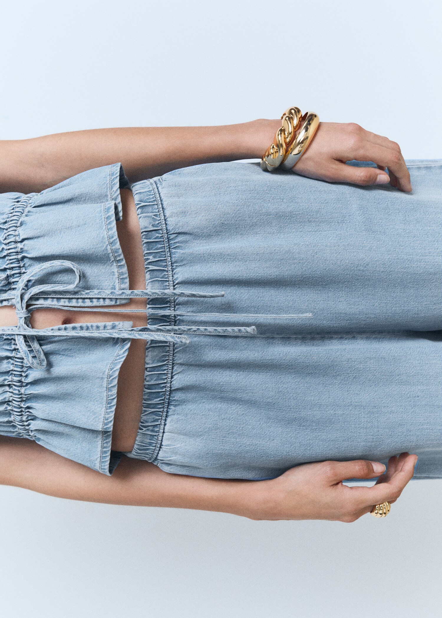 Pantalón palazzo lyocell - Detalle del artículo 6