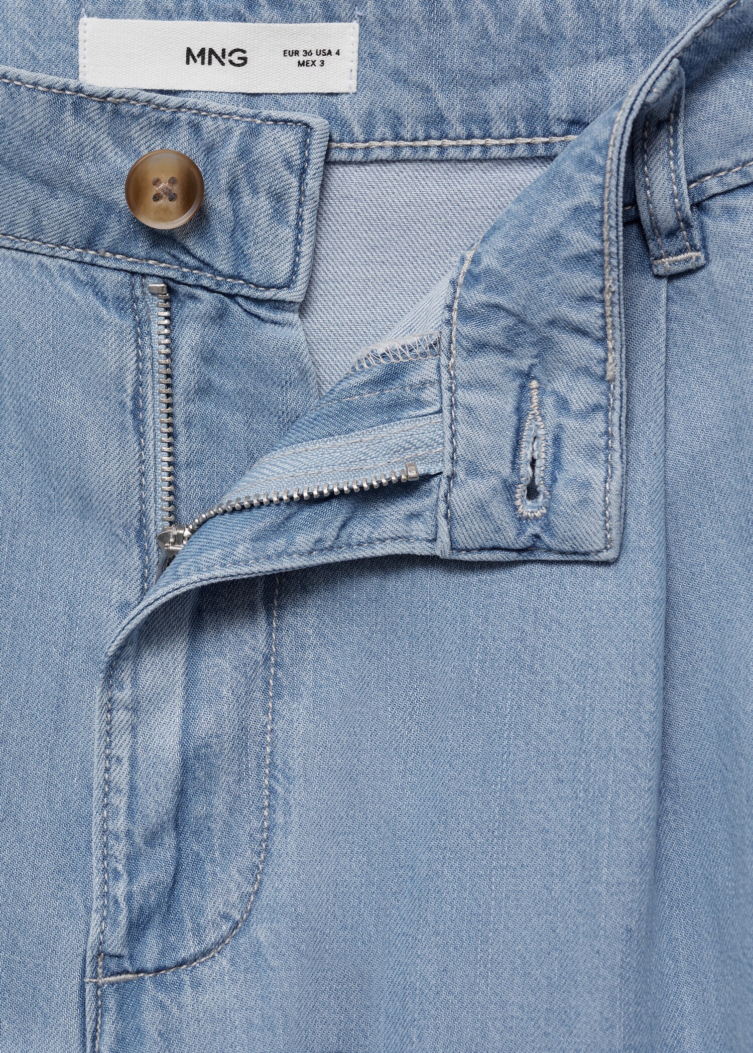 Pantalons wideleg lyocell pinces - Detall de l'article 8