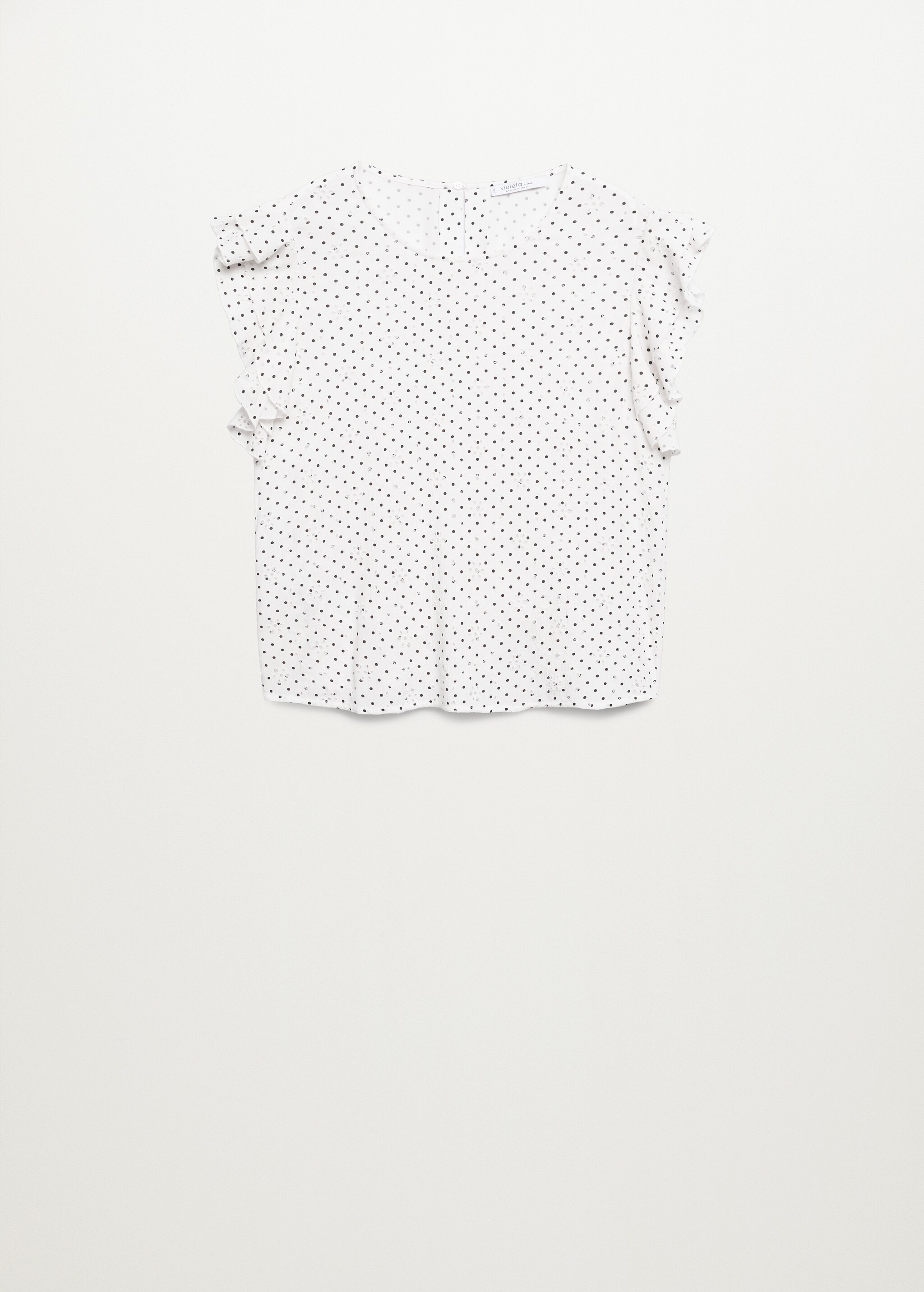 Blusa estampada bordada - Artículo sin modelo