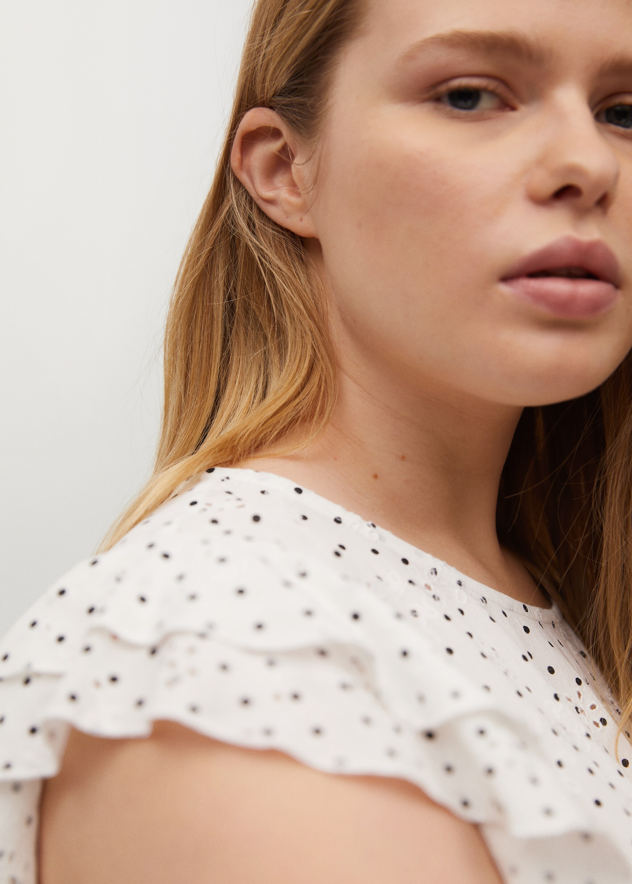 Blusa estampada bordada - Detalle del artículo 1