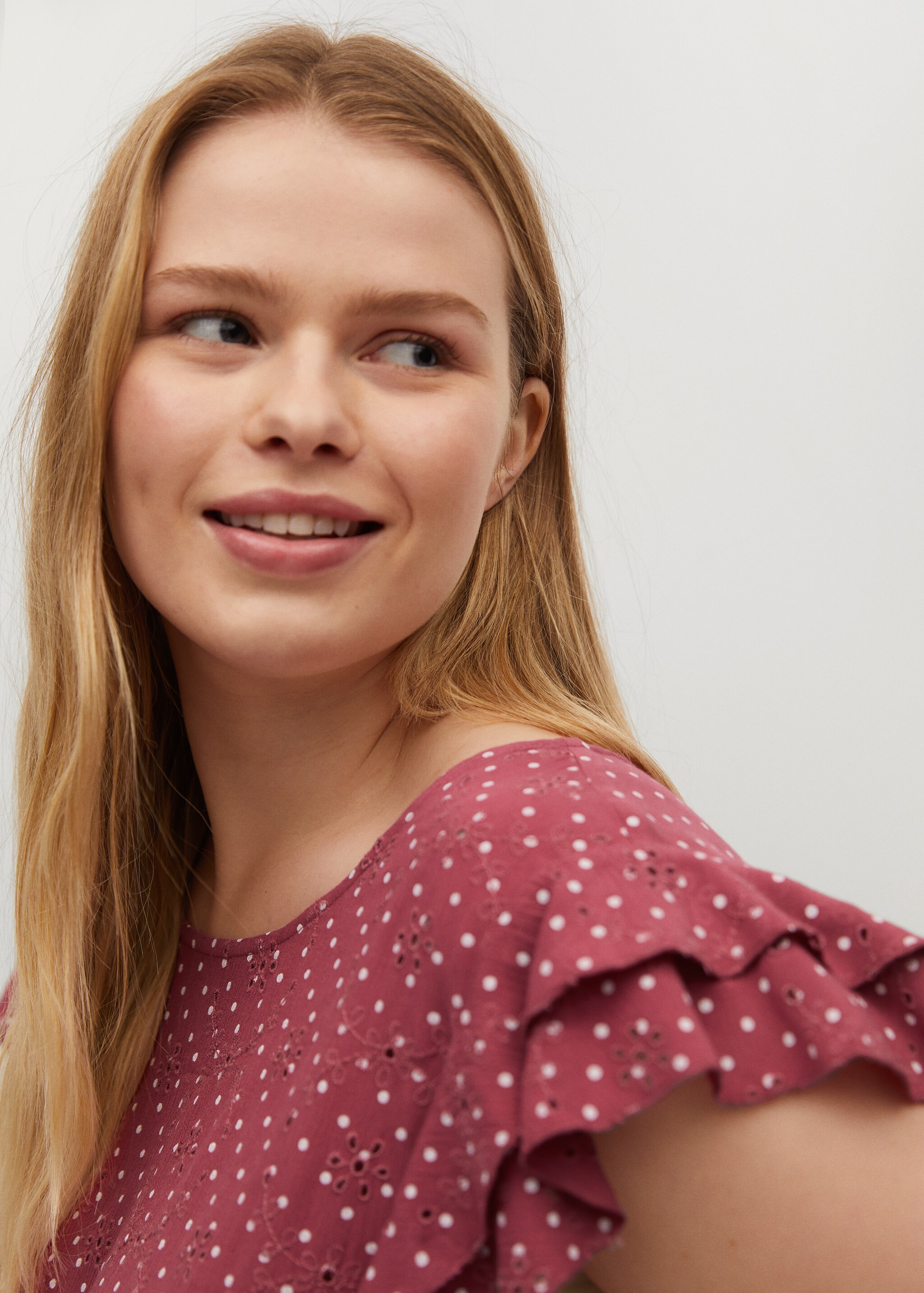Blusa estampada bordada - Detalle del artículo 1