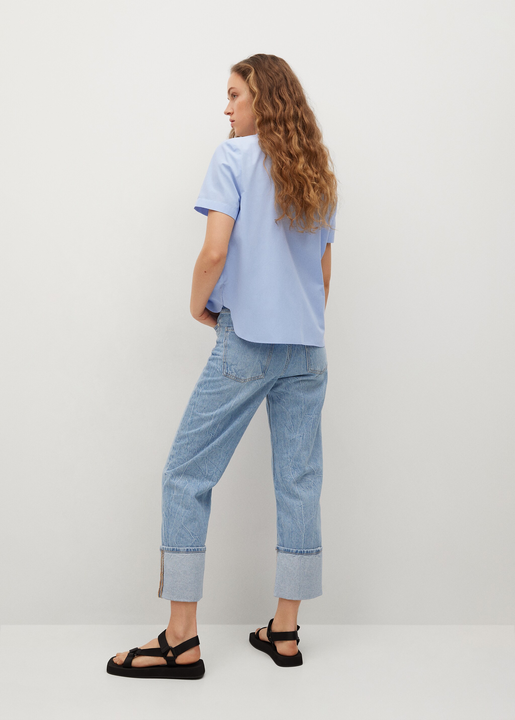 Organic cotton shirt - Reverse of the article
