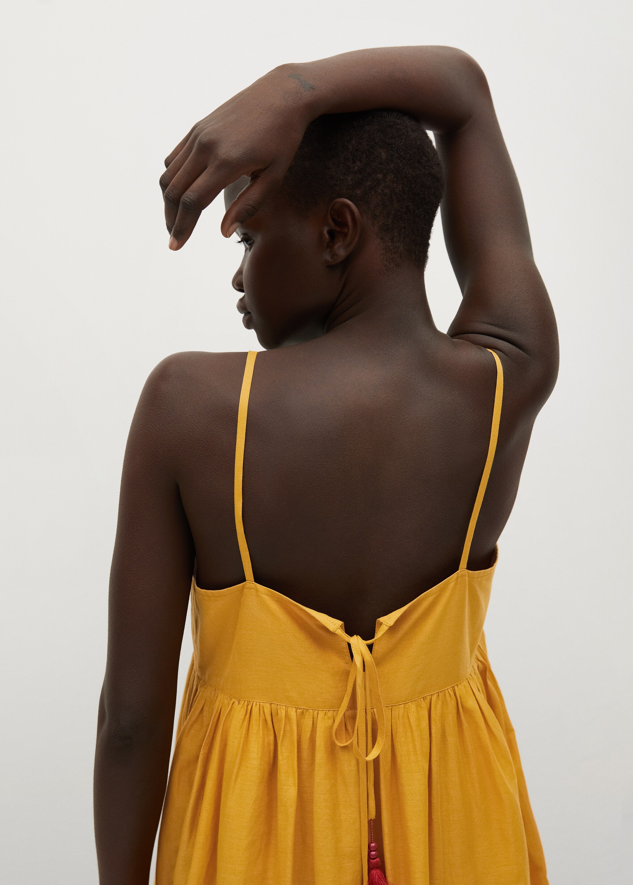 Besticktes Baumwollkleid - Detail des Artikels 2