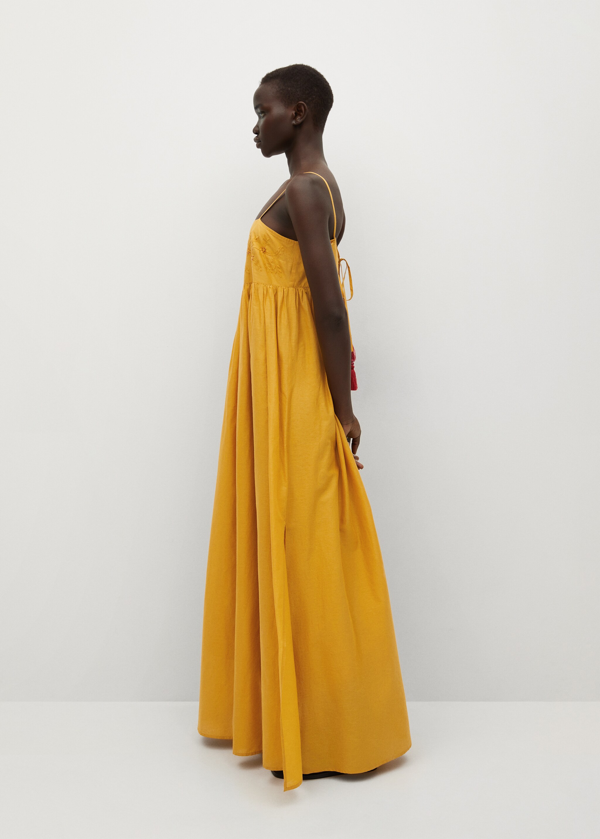 Besticktes Baumwollkleid - Detail des Artikels 3