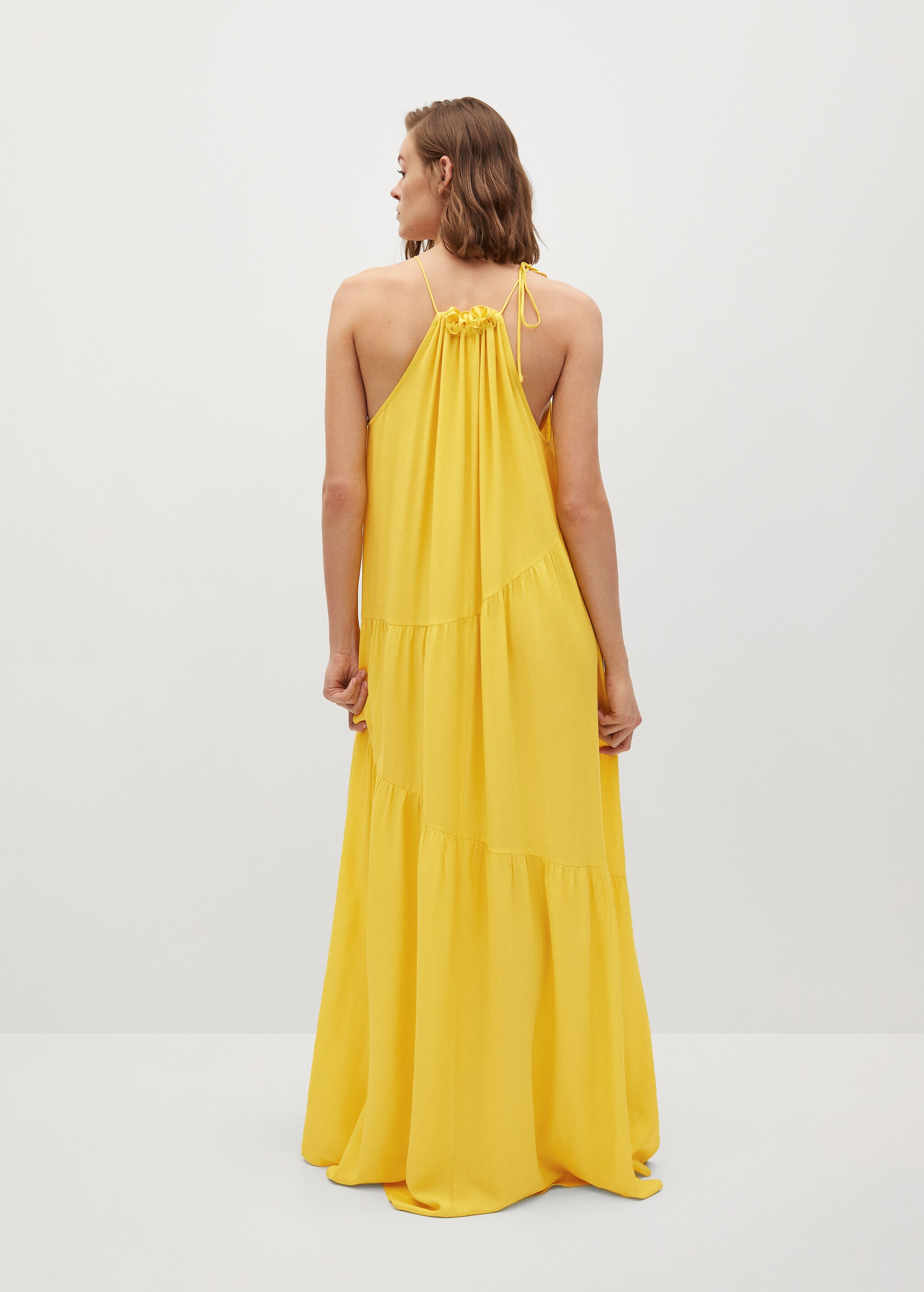 Vestido fluido volante - Reverso del artículo