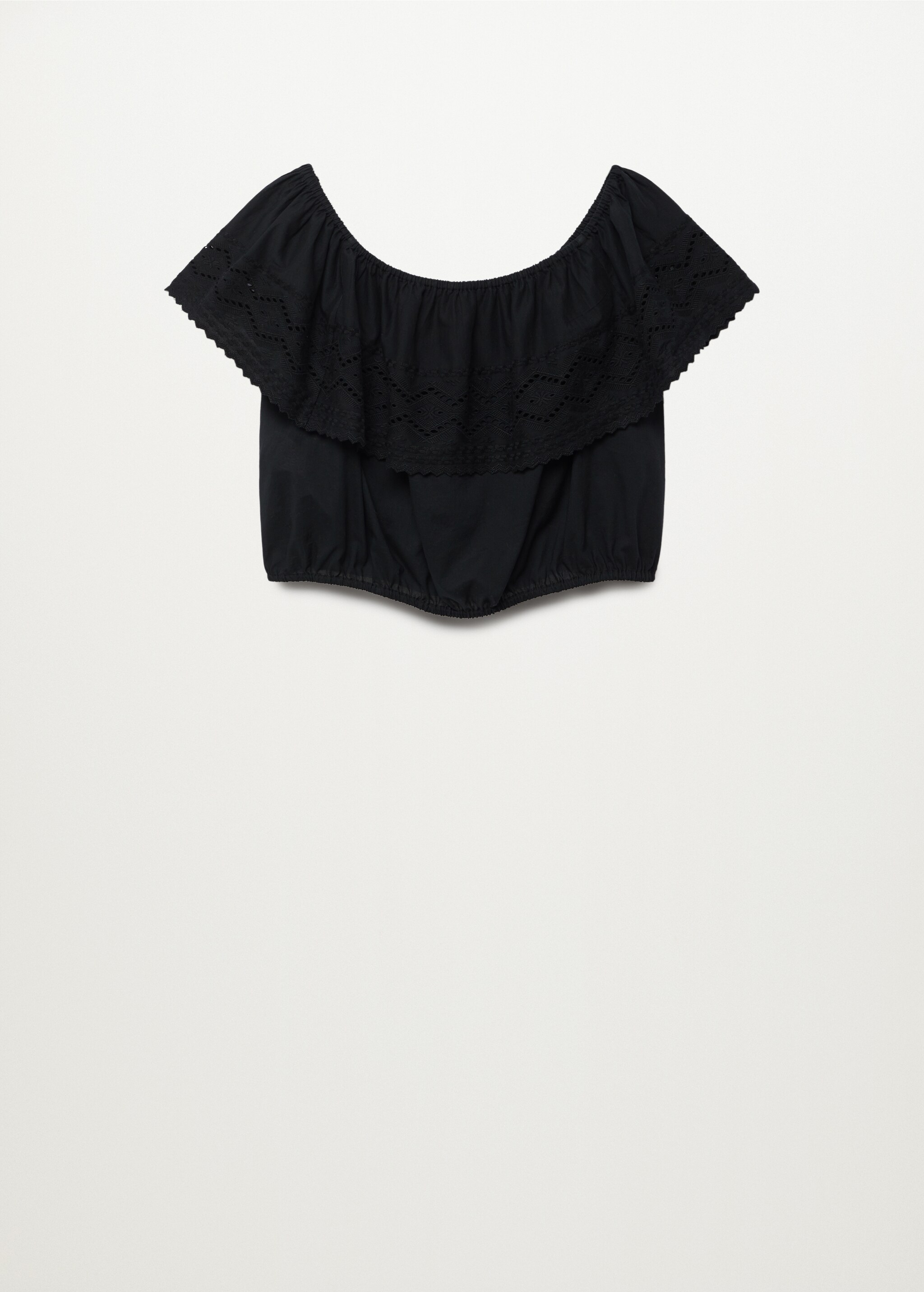Blusa escote barco bordada - Artículo sin modelo