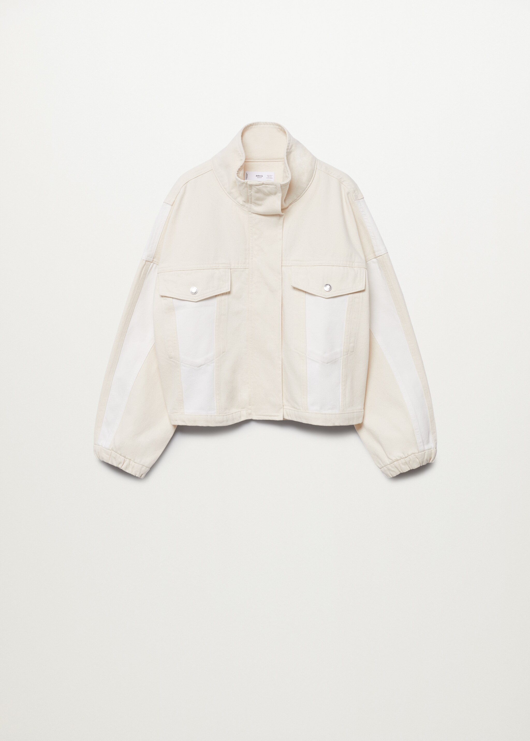Džínová bunda oversize s panely - Zboží bez modelu