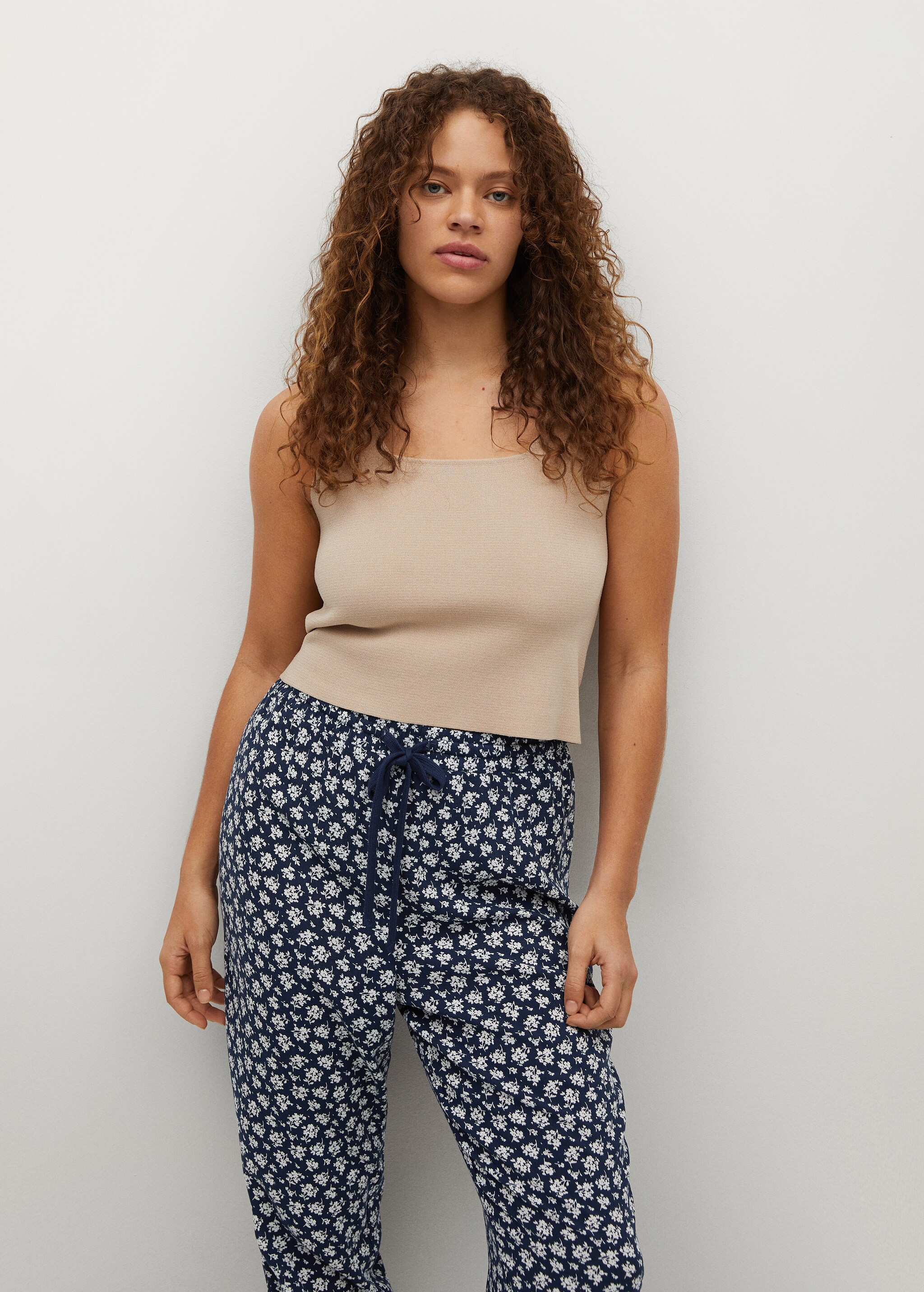 Pantalón fluido estampado - Detalle del artículo 2