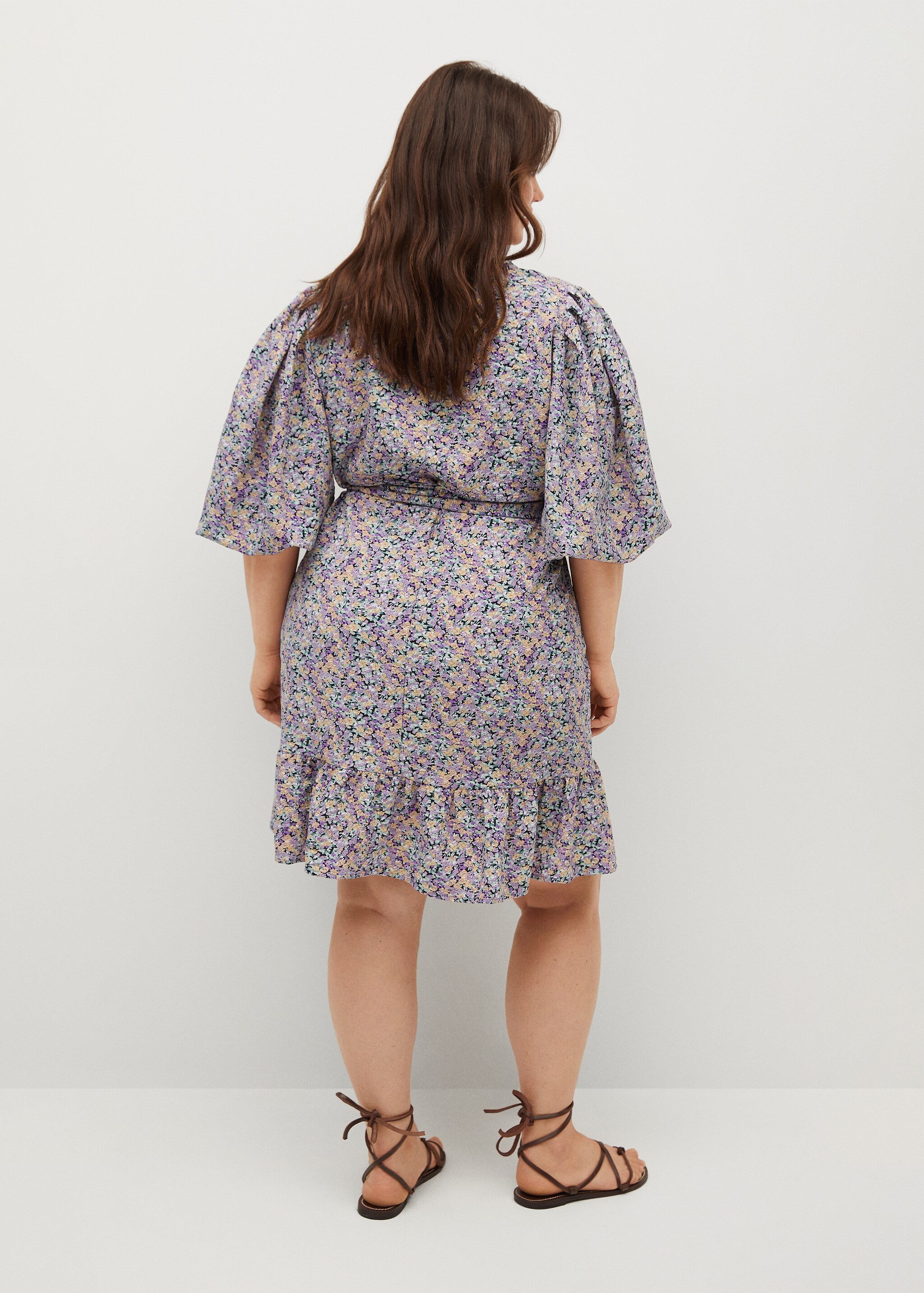 Vestido estampado floral - Reverso del artículo