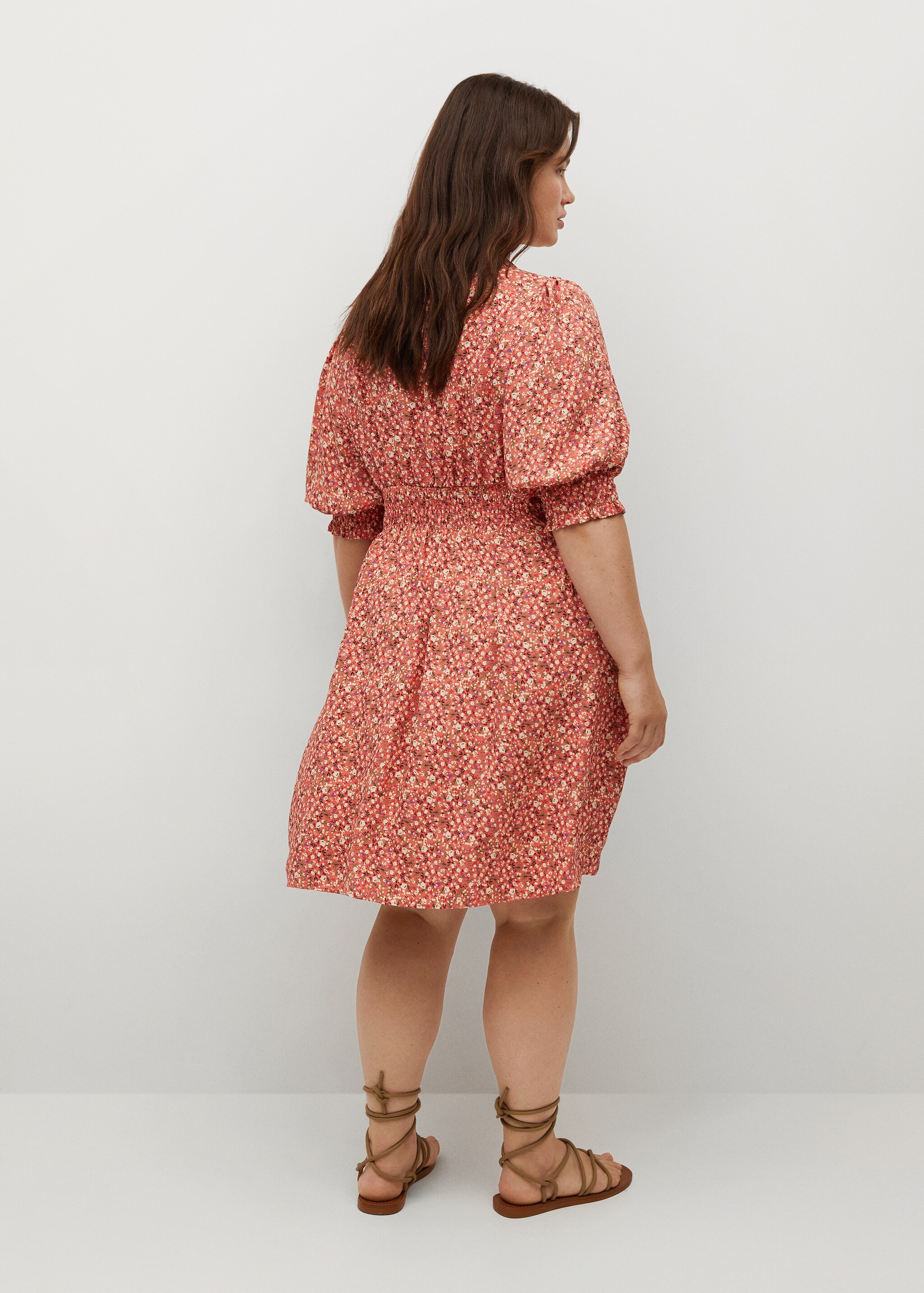 Vestido estampado floral - Reverso del artículo