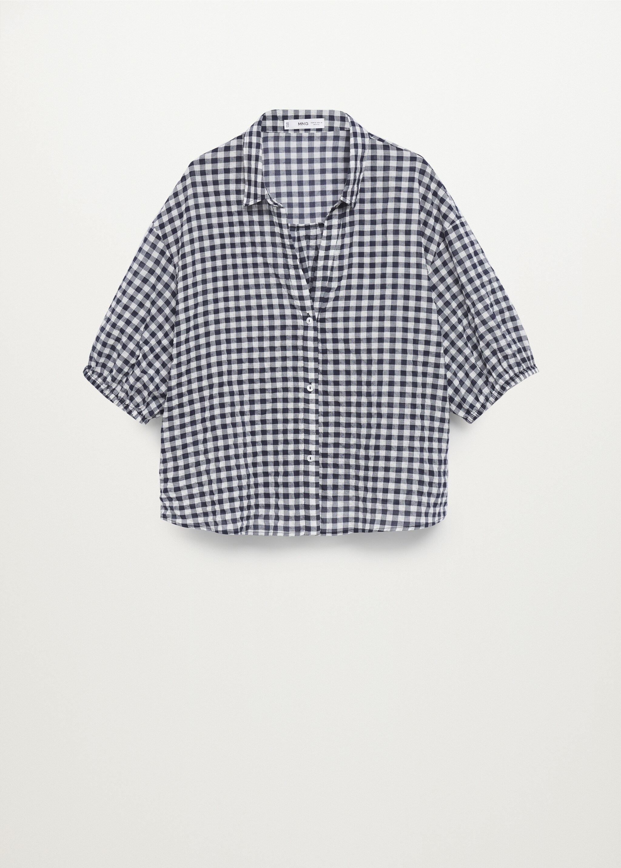 Blusa algodón cuadro vichy - Artículo sin modelo