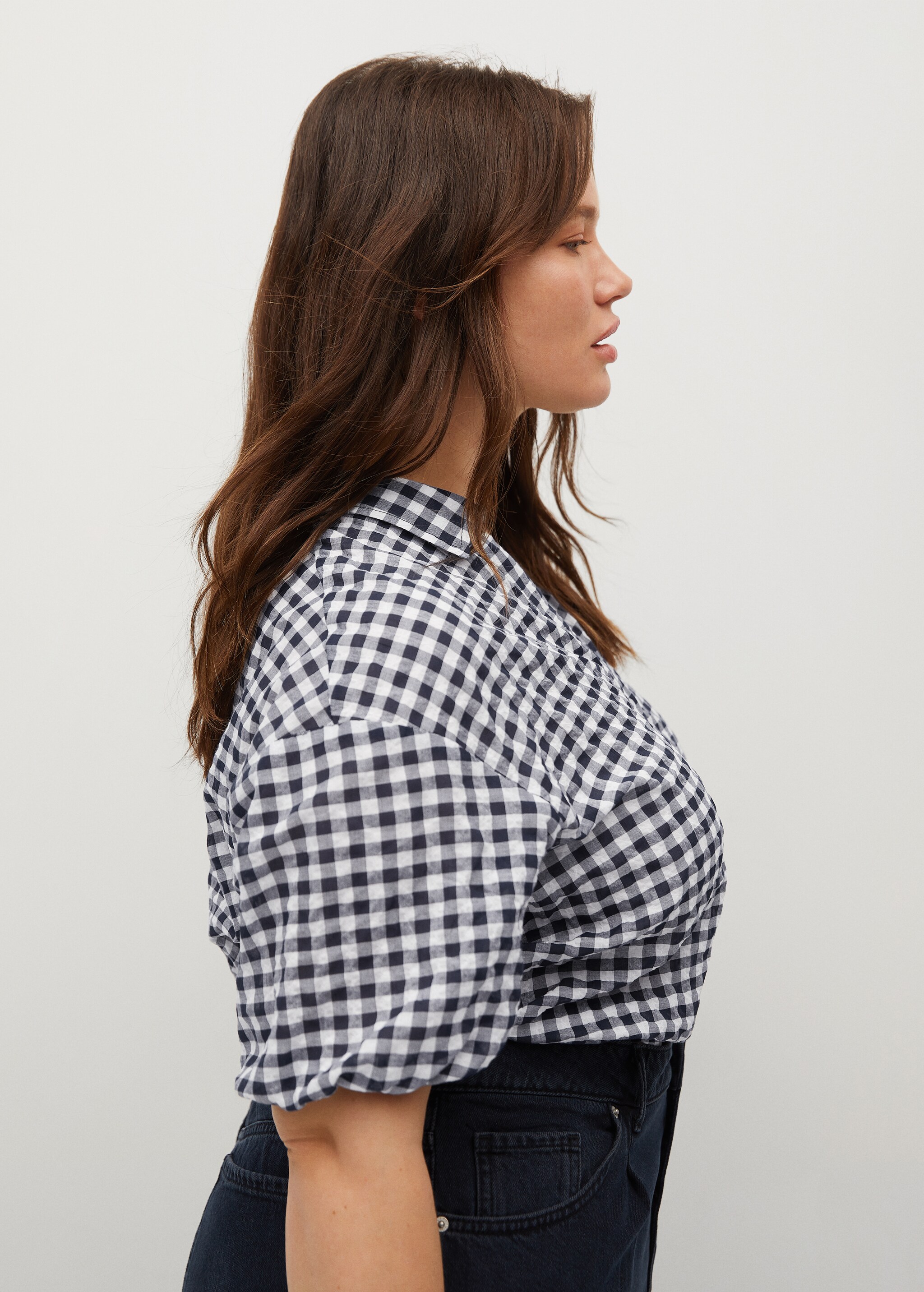 Blusa algodón cuadro vichy - Detalle del artículo 2