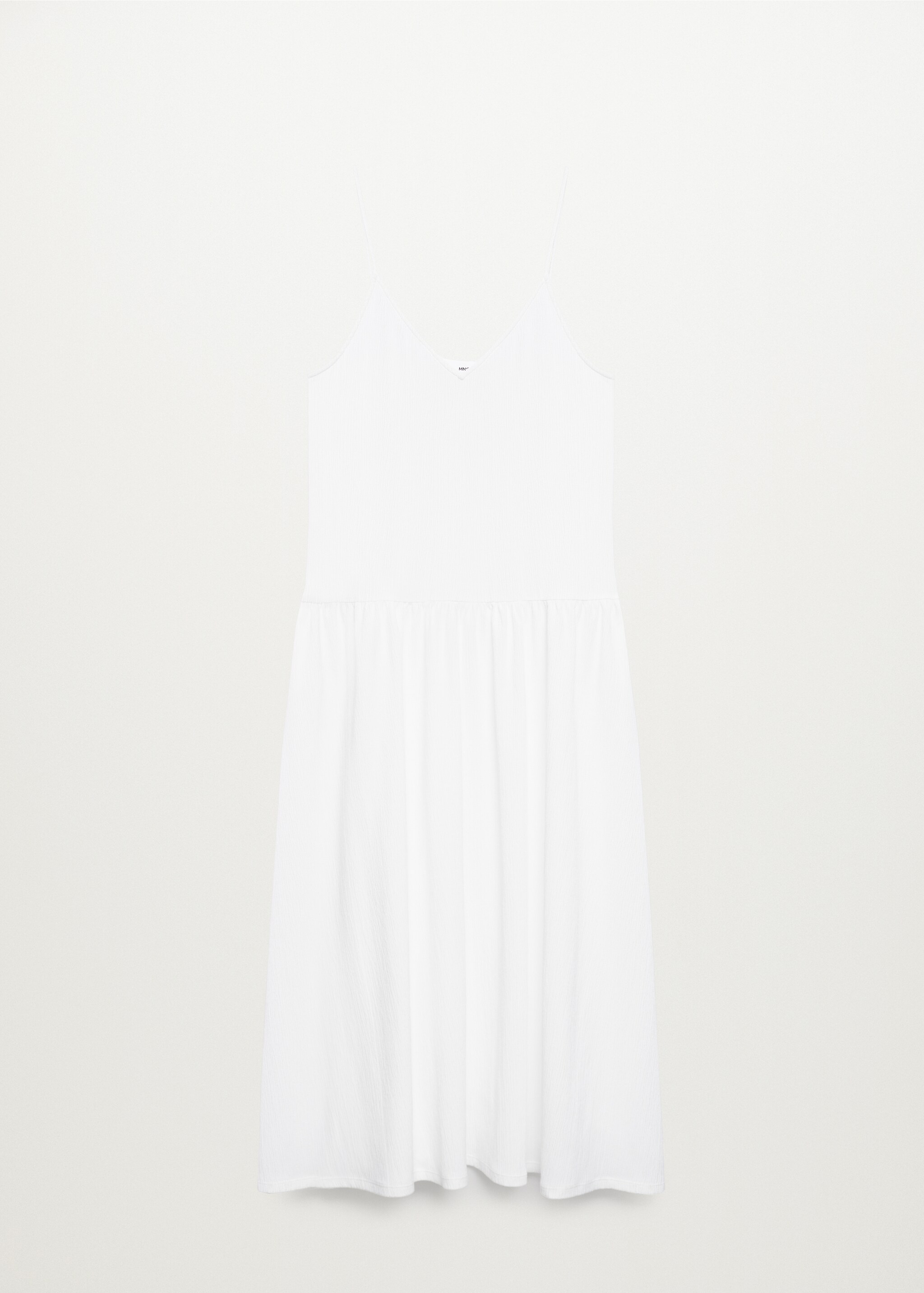 Textured midi dress - Article without model
