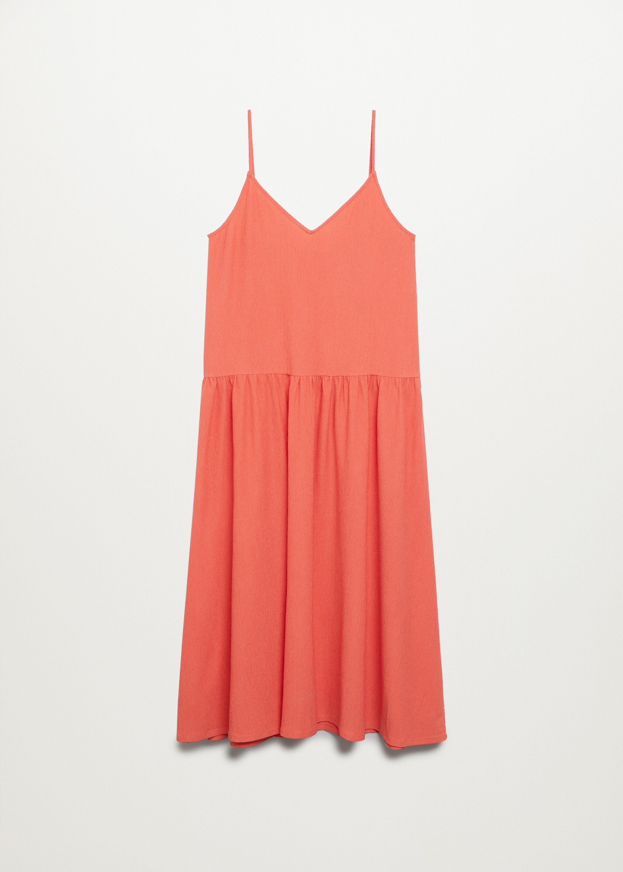 Textured midi dress - Article without model