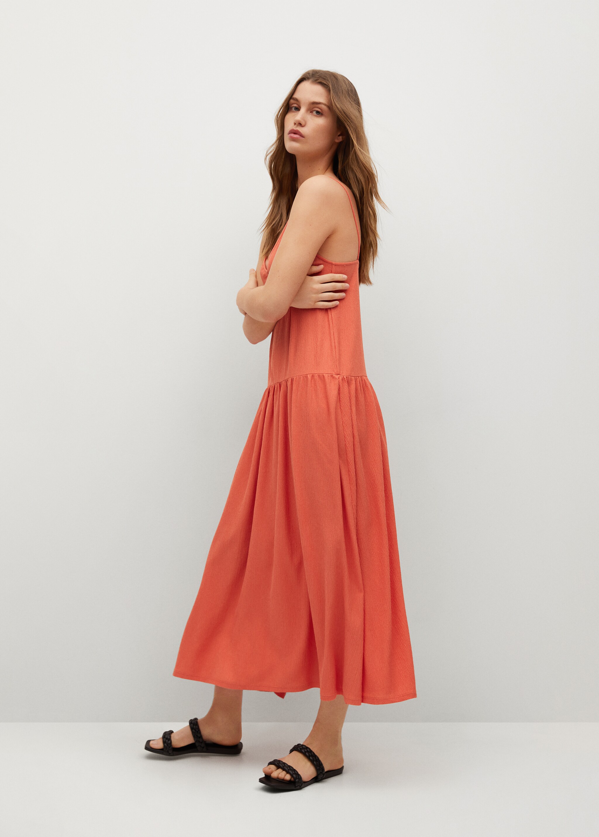 Textured midi dress - Details of the article 2
