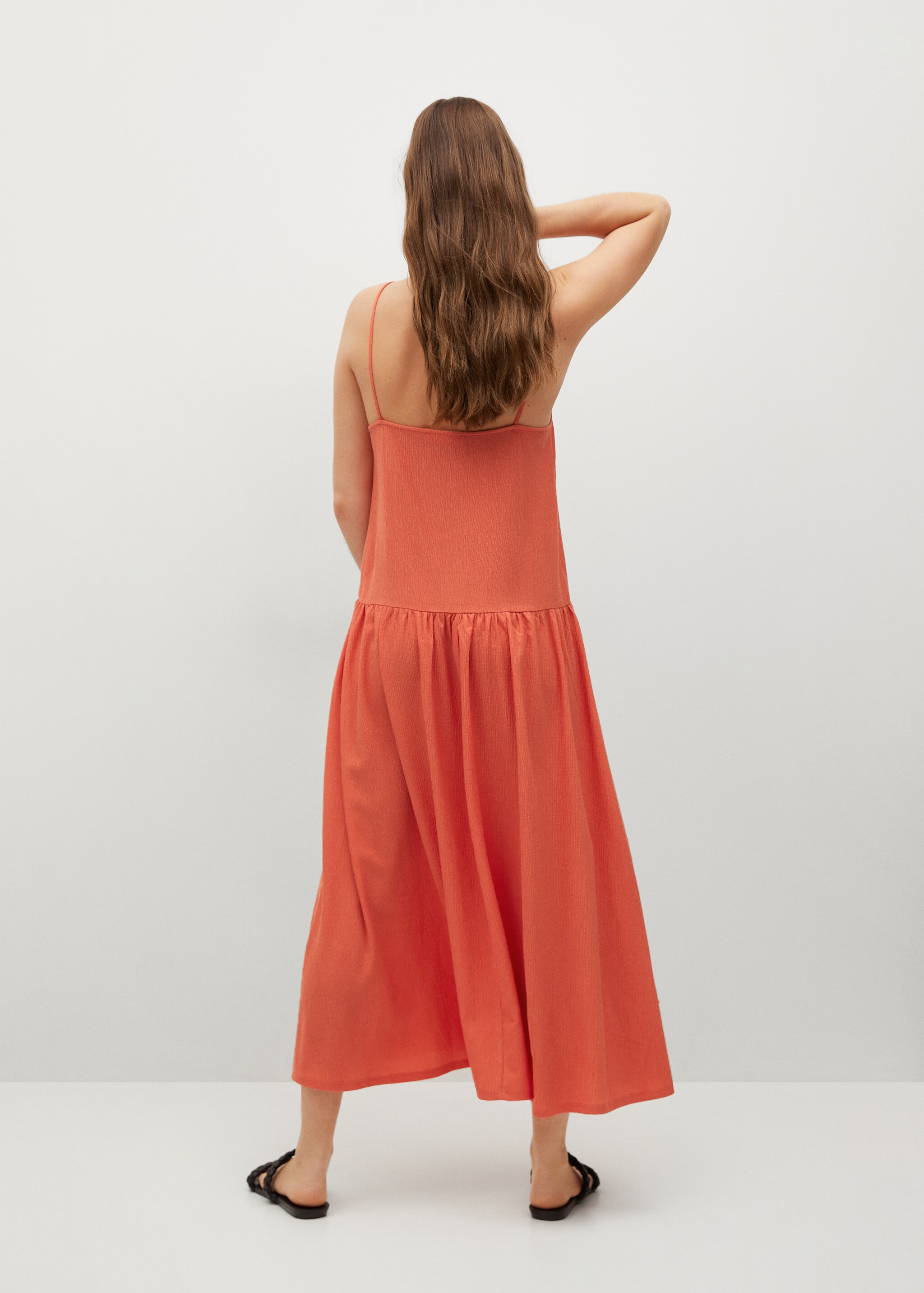 Textured midi dress - Reverse of the article