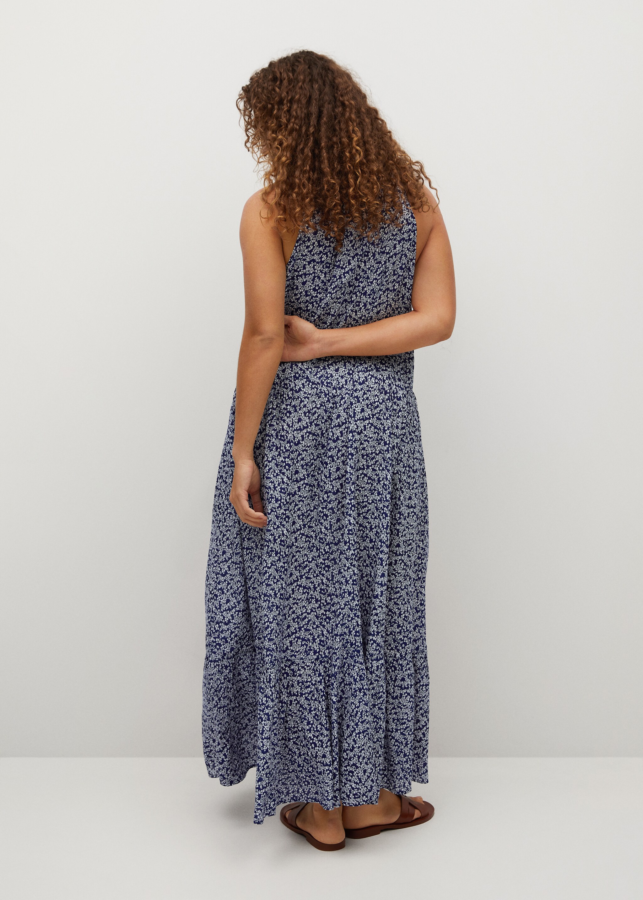 Vestido fluido estampado - Reverso del artículo