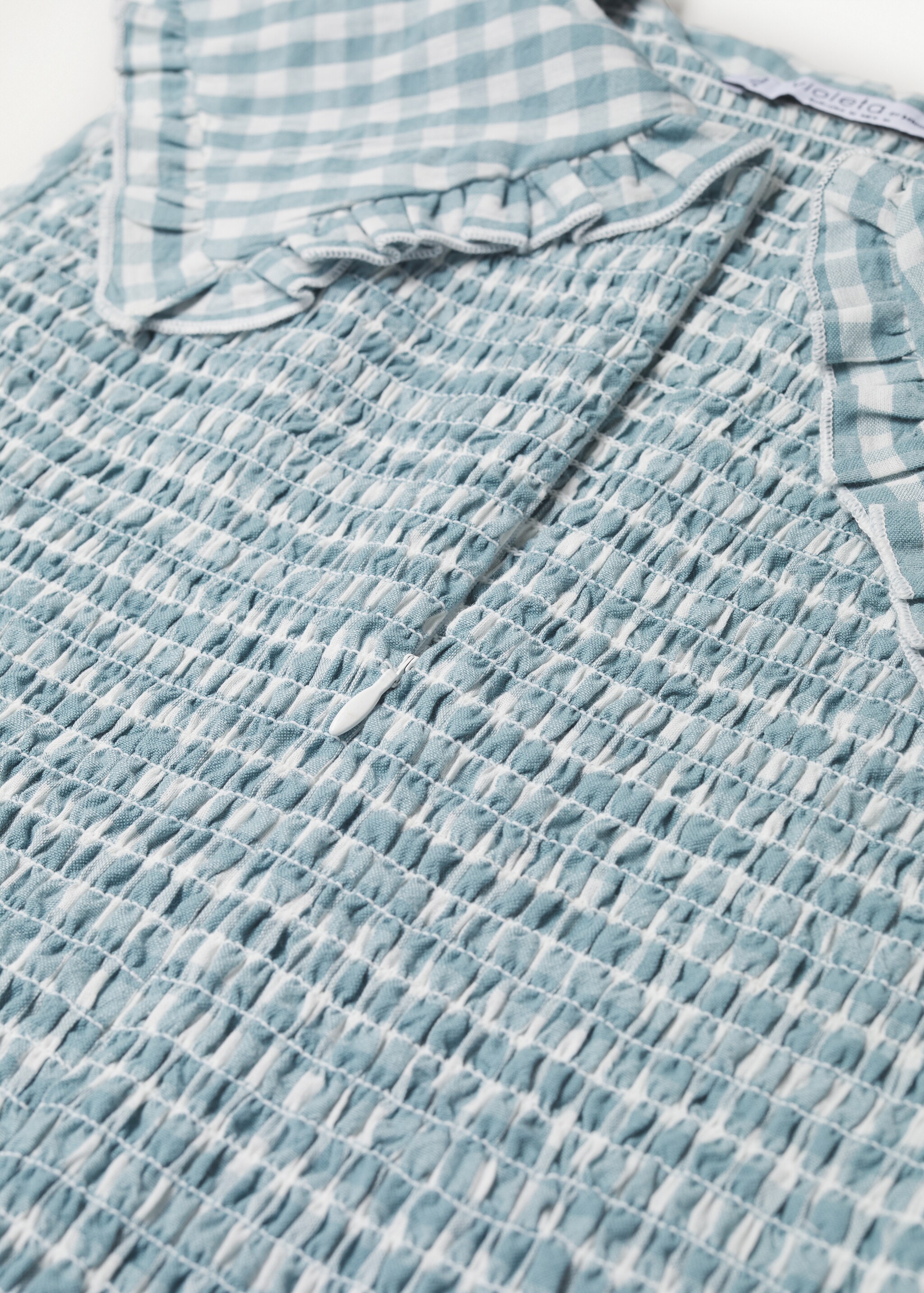 Gingham check dress - Details of the article 8