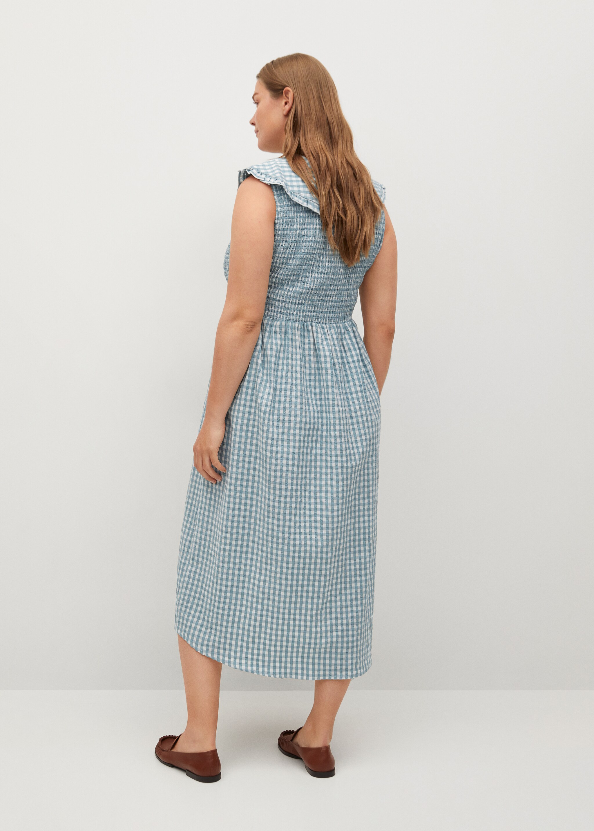 Gingham check dress - Reverse of the article