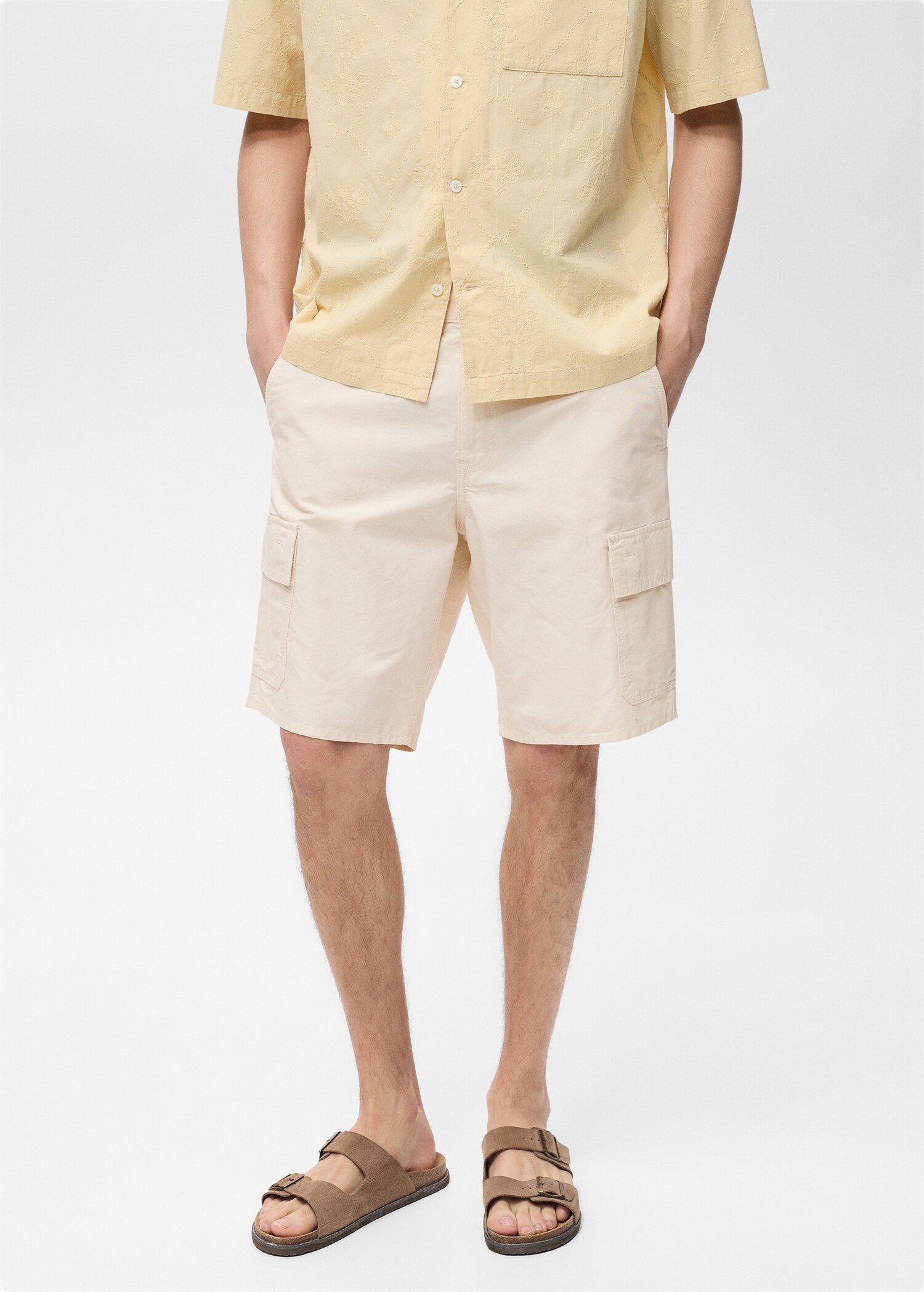 Cargo Bermuda shorts - Medium plane