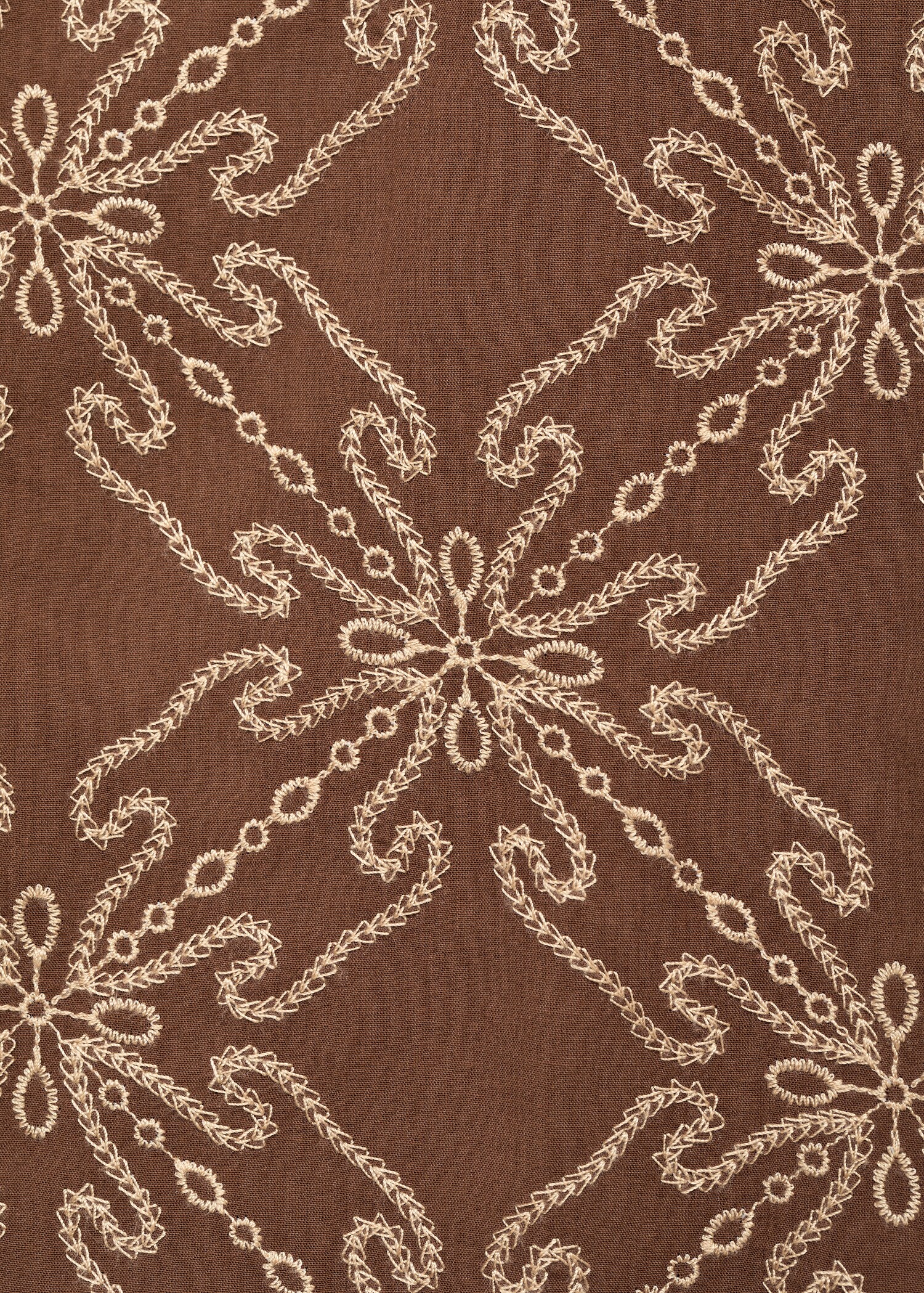 Short-sleeved embroidered shirt - Details of the article 0