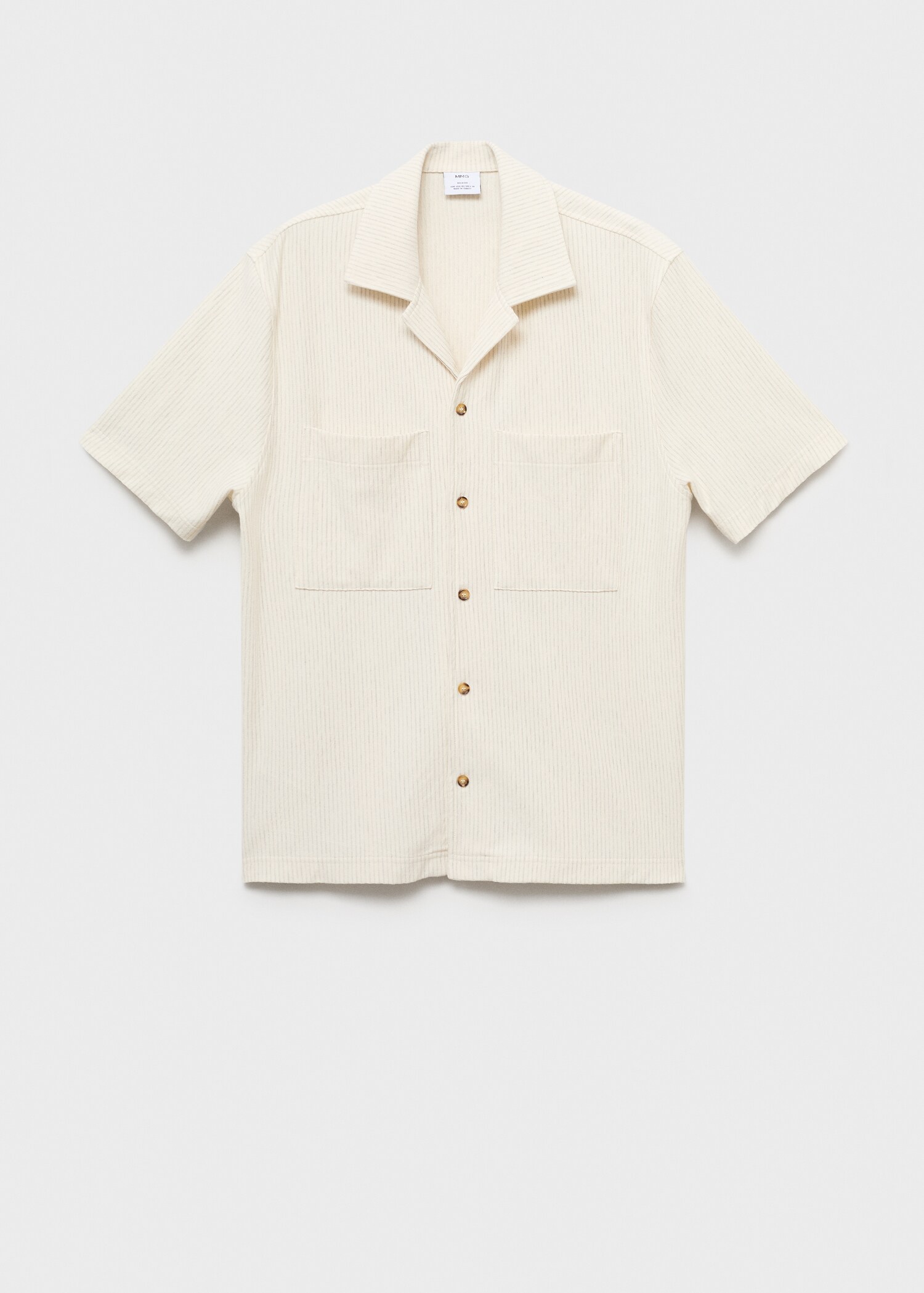 Gestreiftes Baumwollhemd - Artikel ohne Model