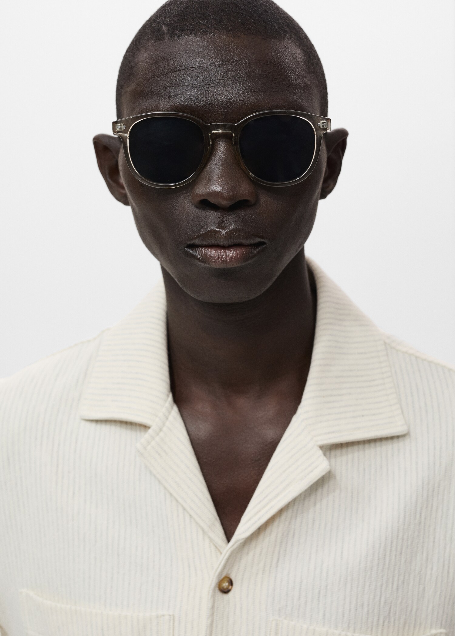 Gestreiftes Baumwollhemd - Detail des Artikels 1