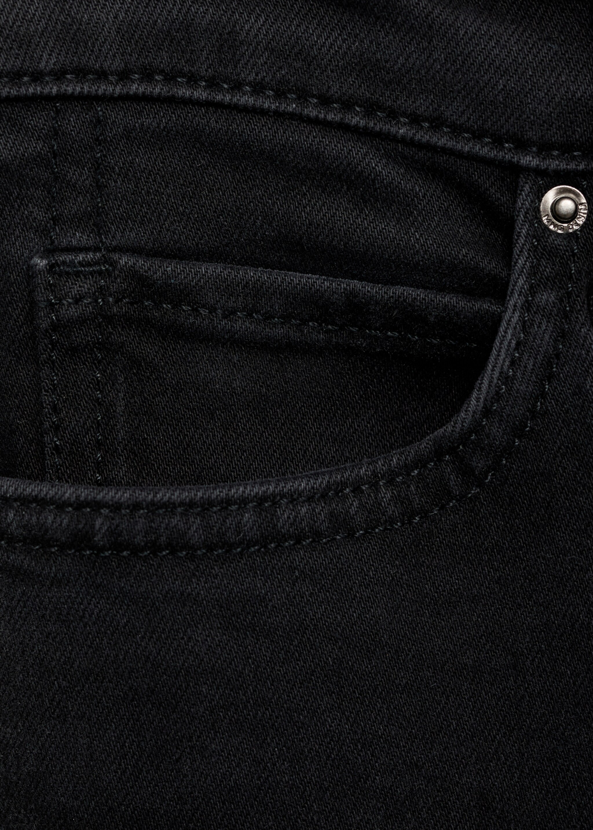 Jean skinny taille normale - Détail de l'article 0, Black denim. Ref: 87040240-00.