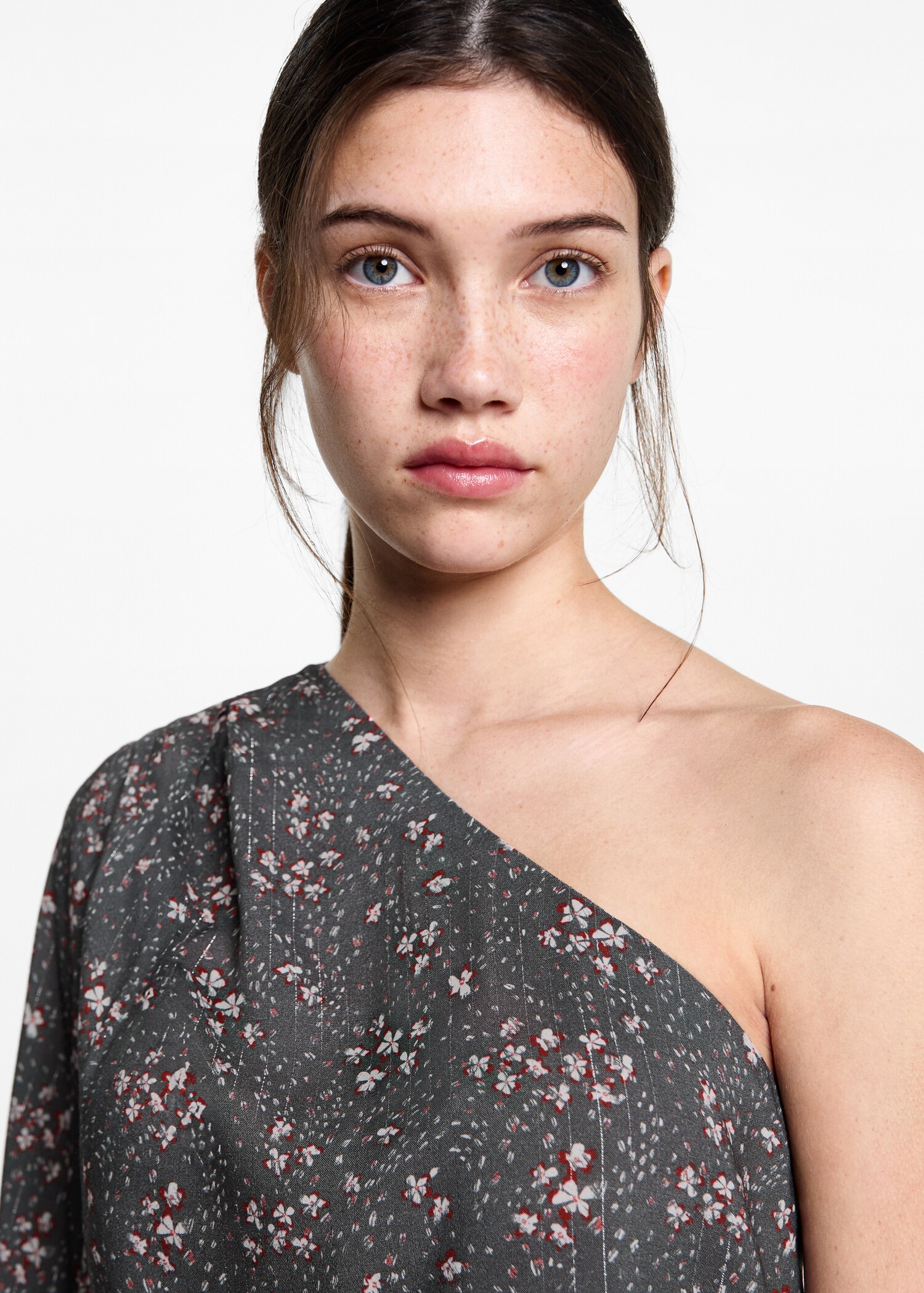 Blouse asymétrique imprimée - Détail de l'article 1