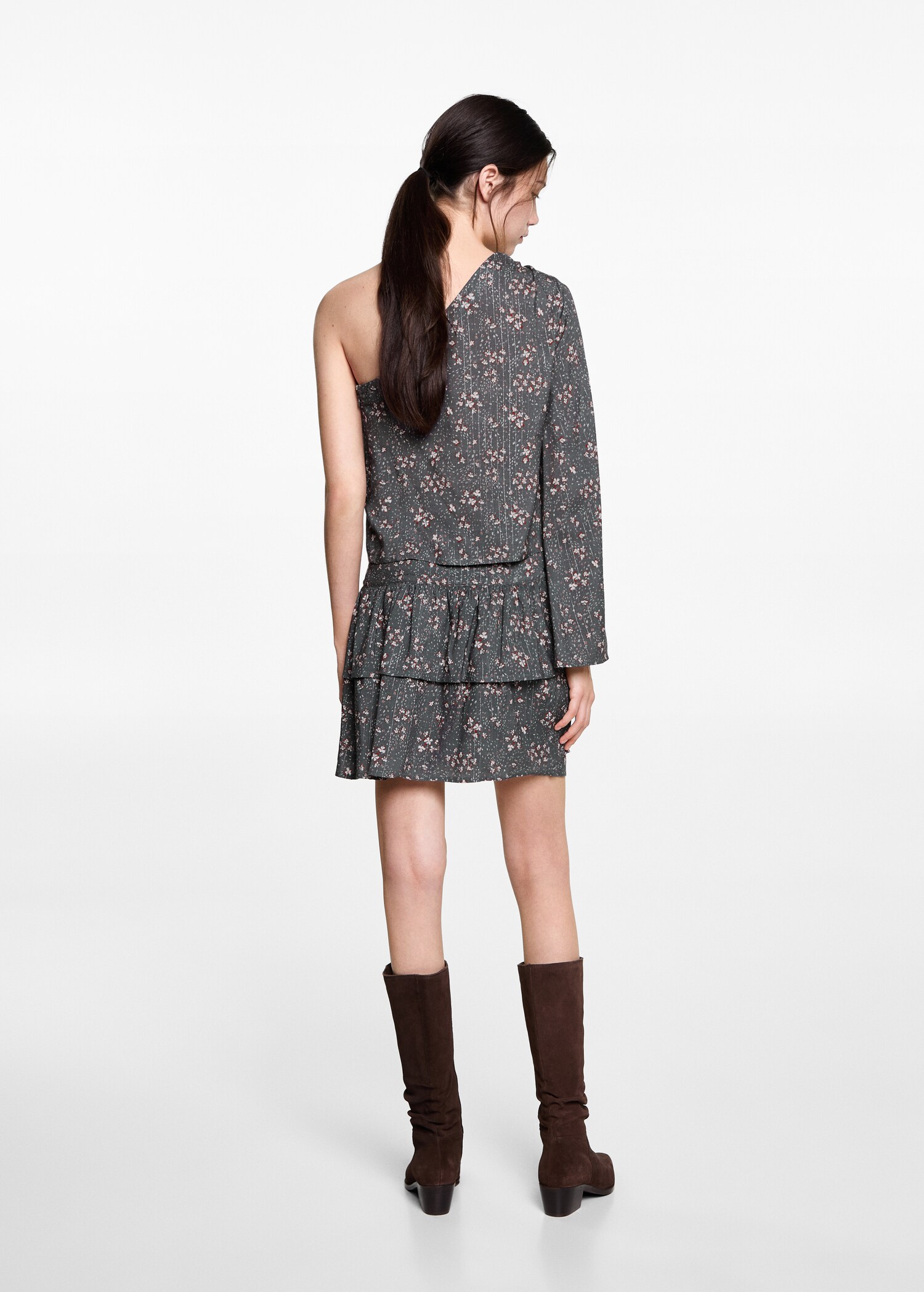 Blouse asymétrique imprimée - Verso de l’article