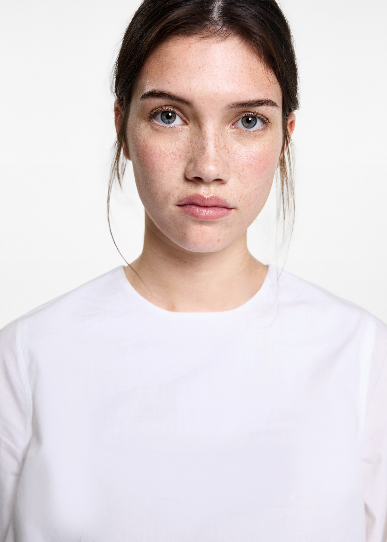 Puffed poplin shirt - Details of the article 1