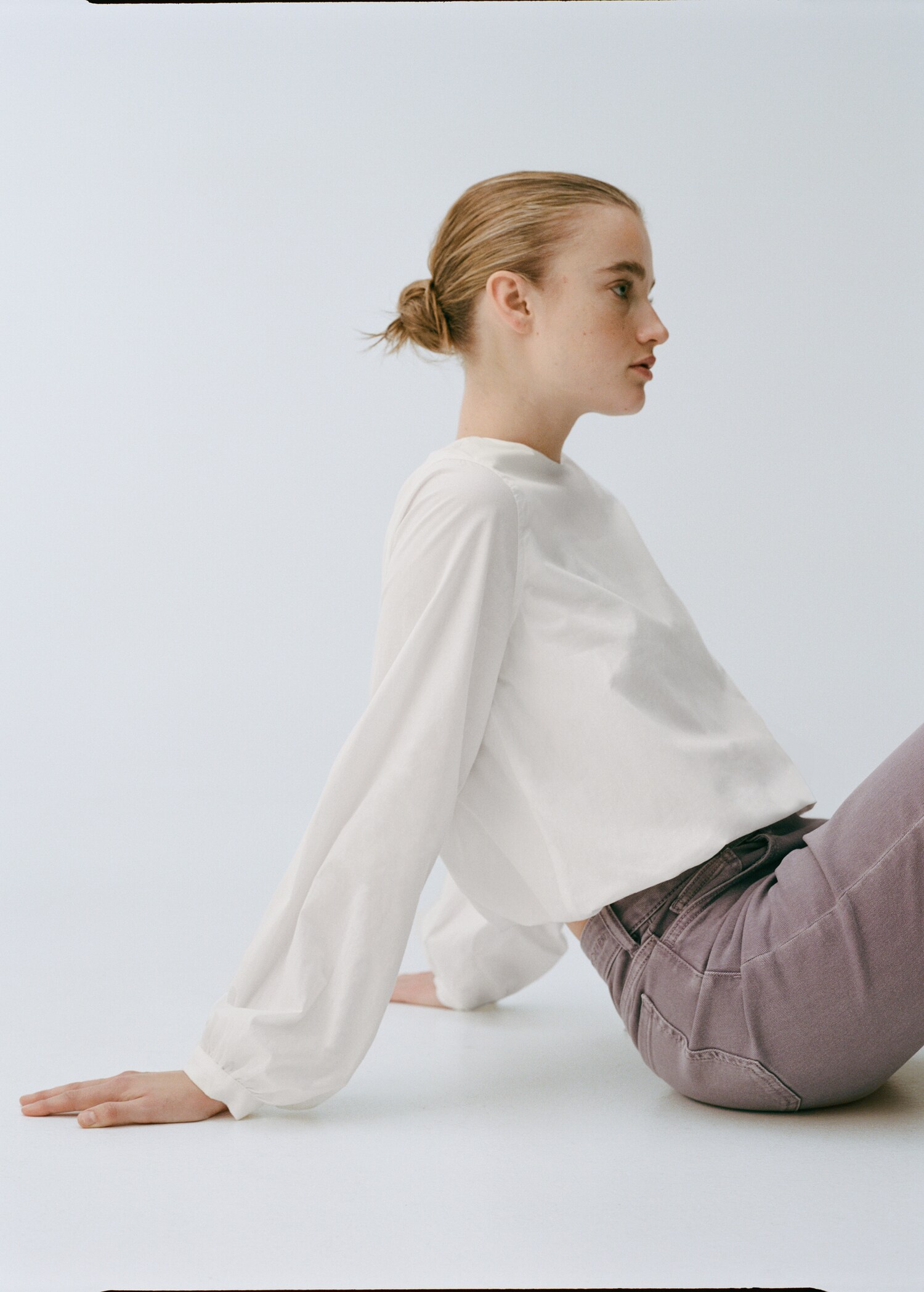 Puffed poplin shirt - Details of the article 5