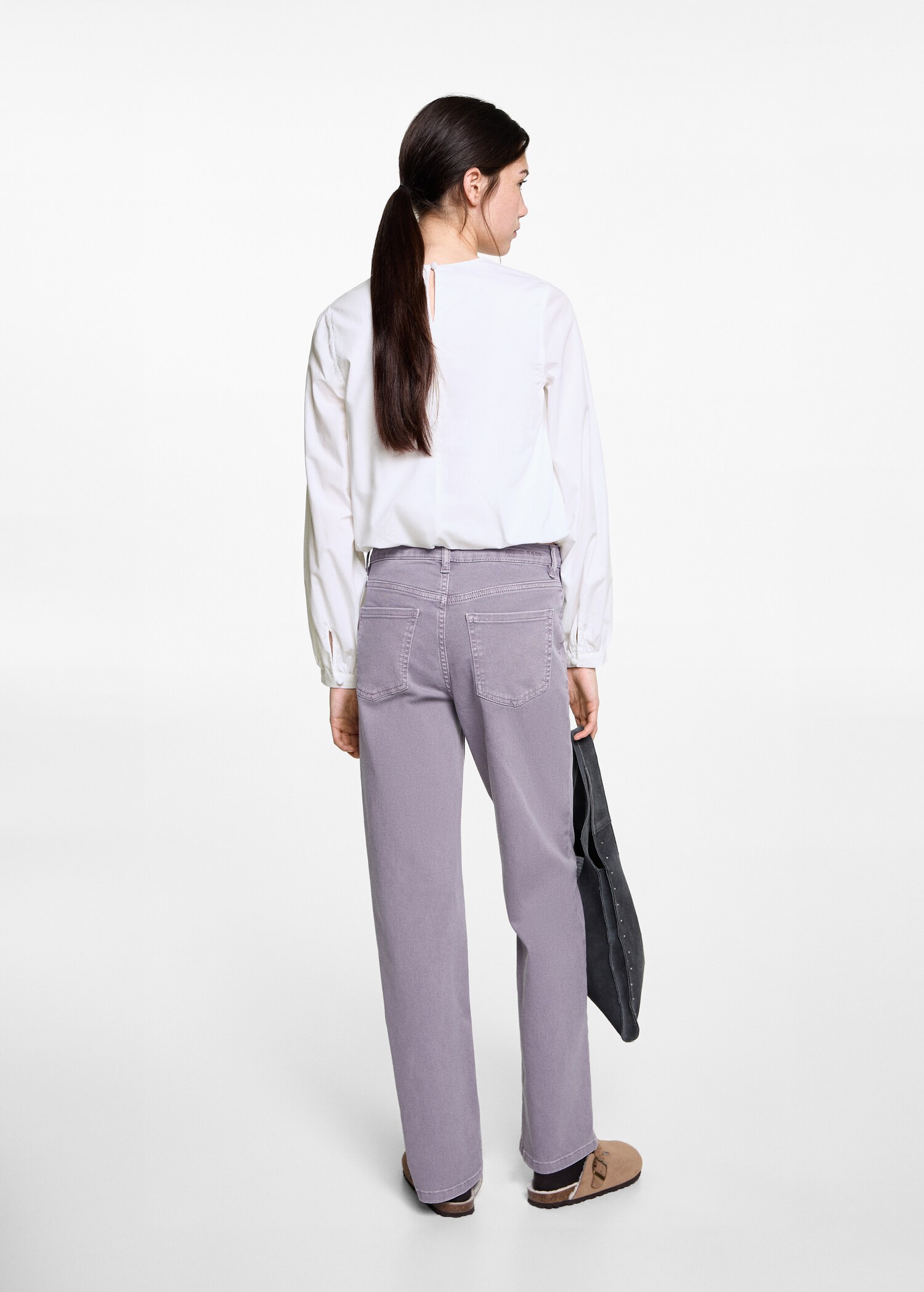 Puffed poplin shirt - Reverse of the article