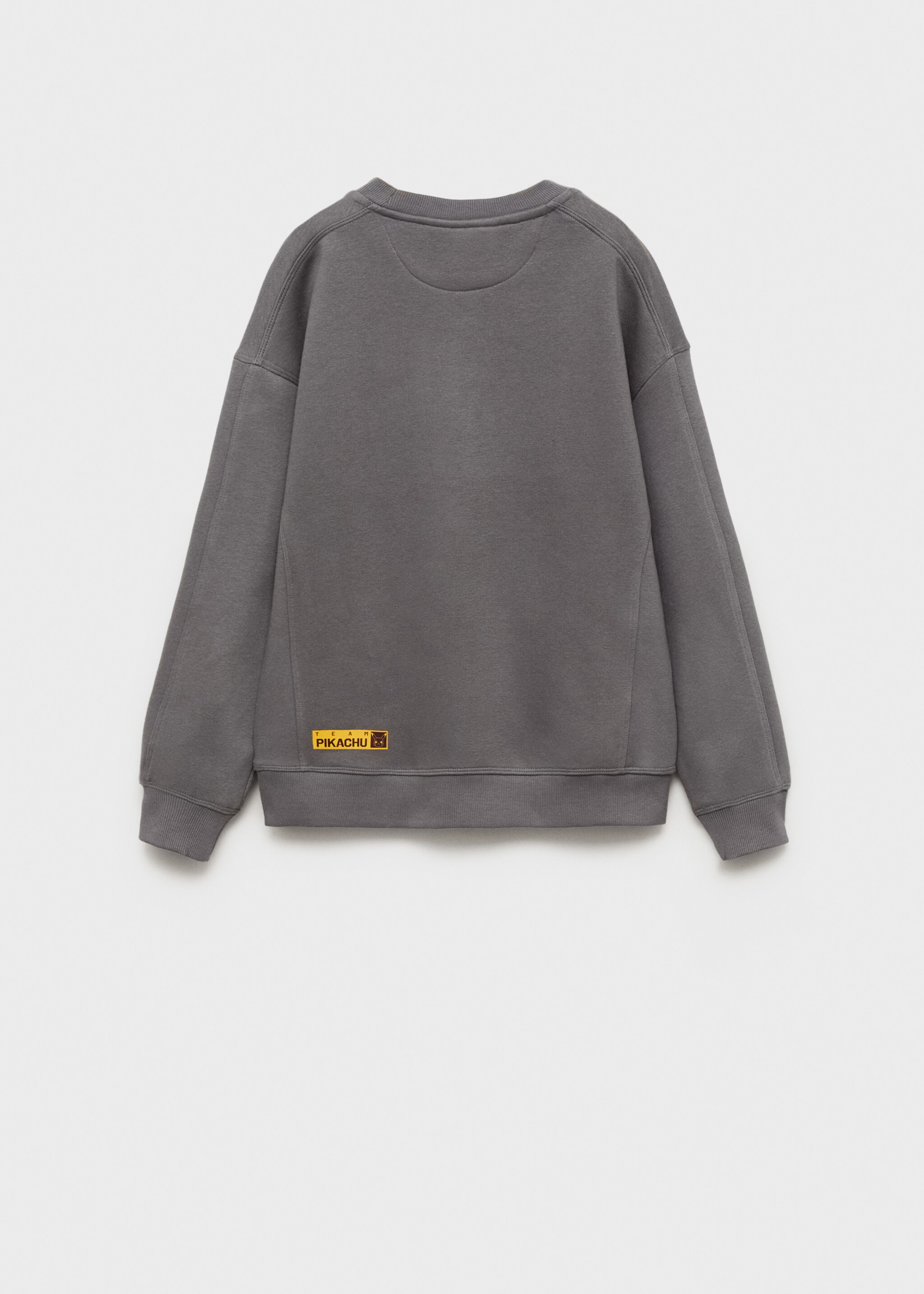 Pokémon sweatshirt - Achterkant van het artikel, Antraciet. Ref: 87040266-00.
