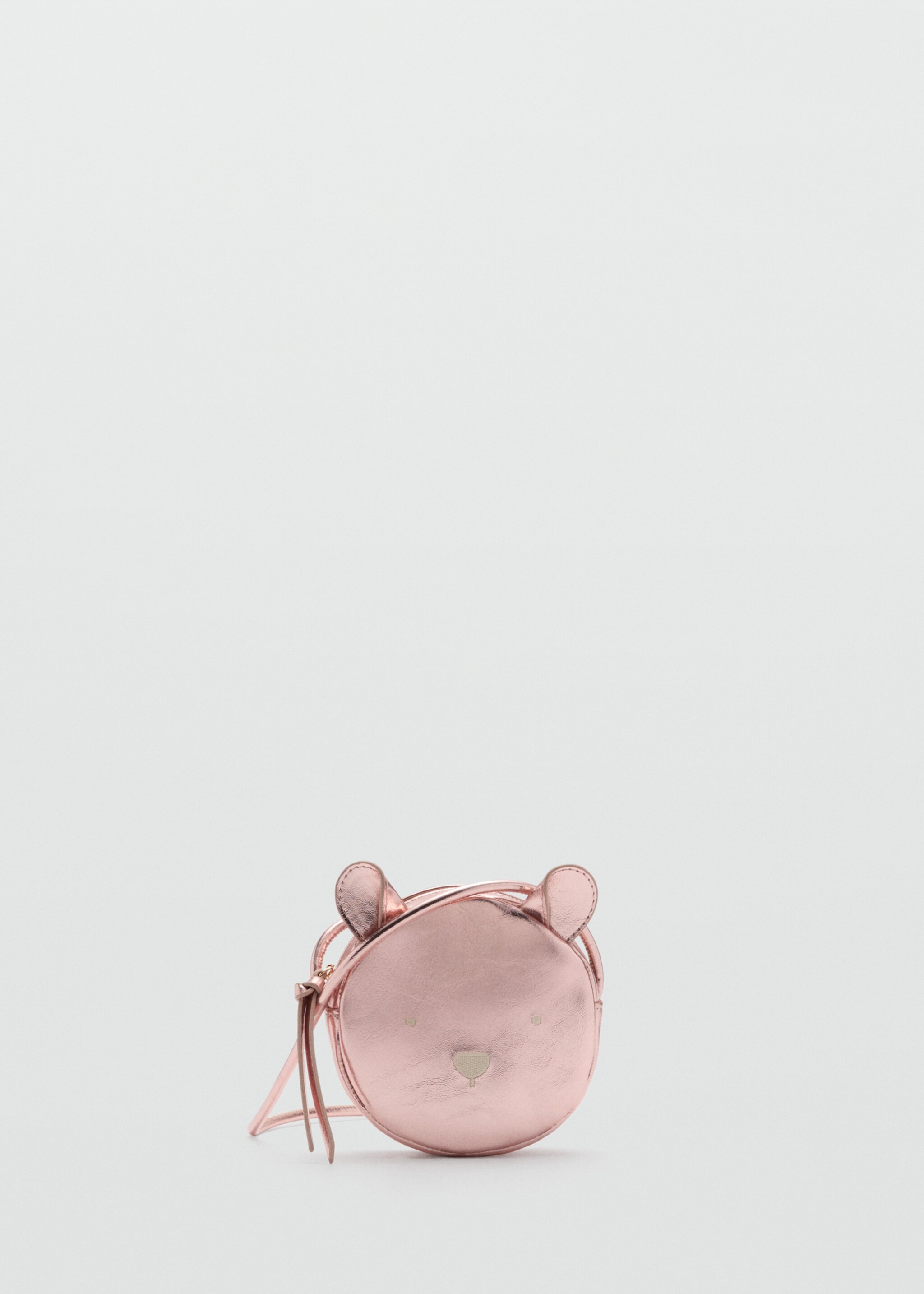Metallic teddy bear bag - Article without model, Pink. Ref: 87040267-00.