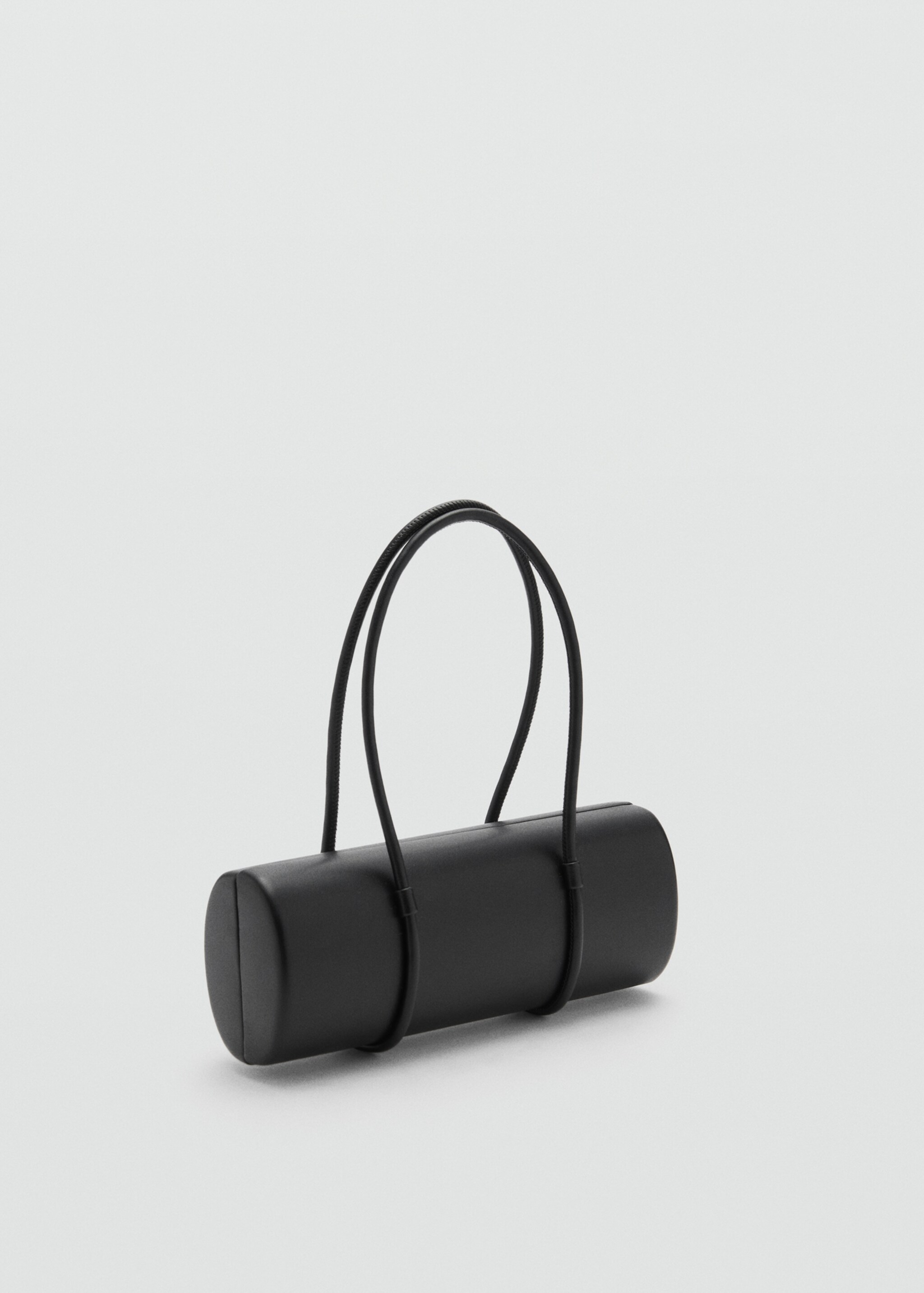 Bossa clutch doble nansa - Pla mig, Negre. Ref: 87040276-00.