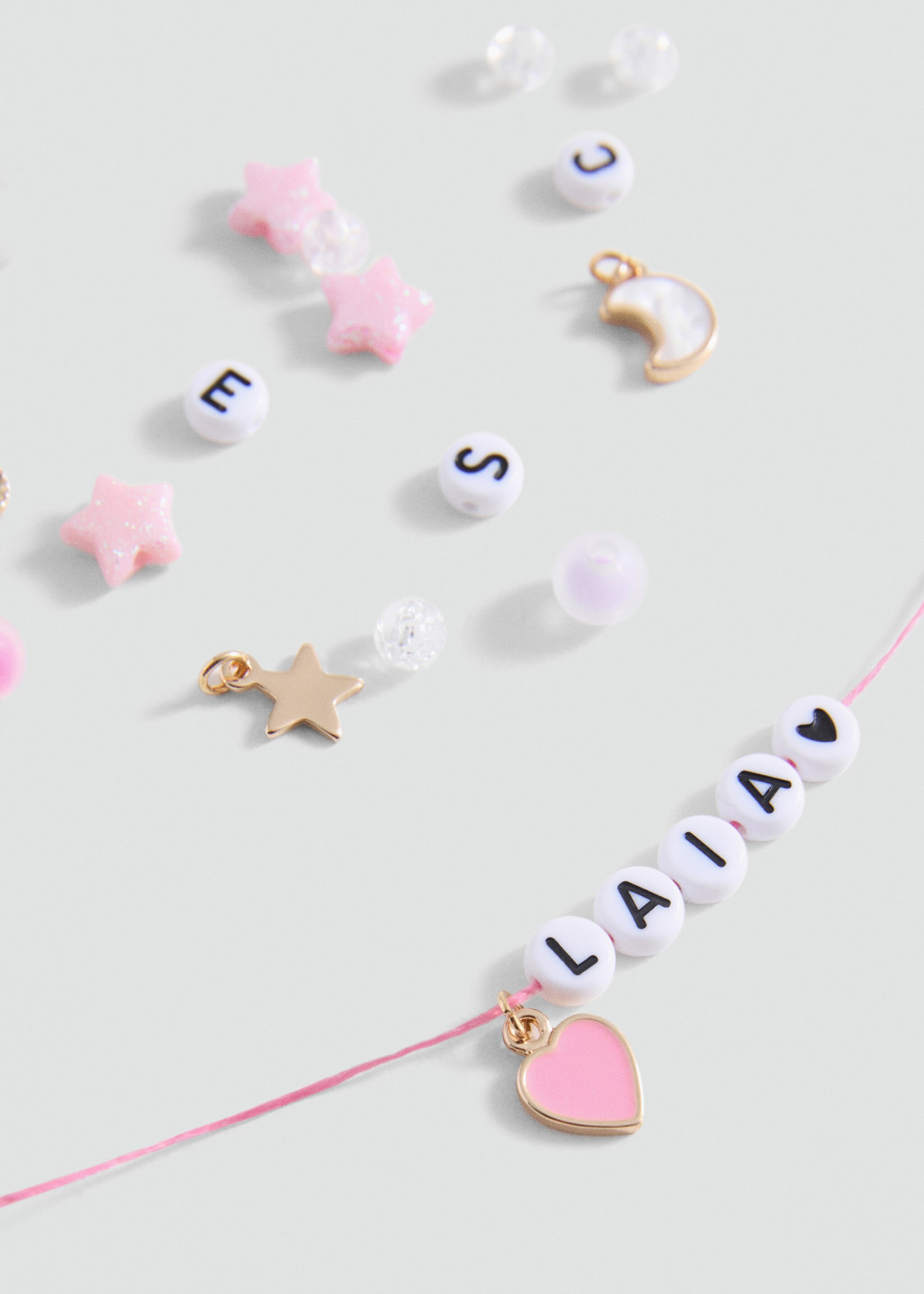 Leave bracelet pack - Details of the article 1, Pink. Ref: 87040312-00.