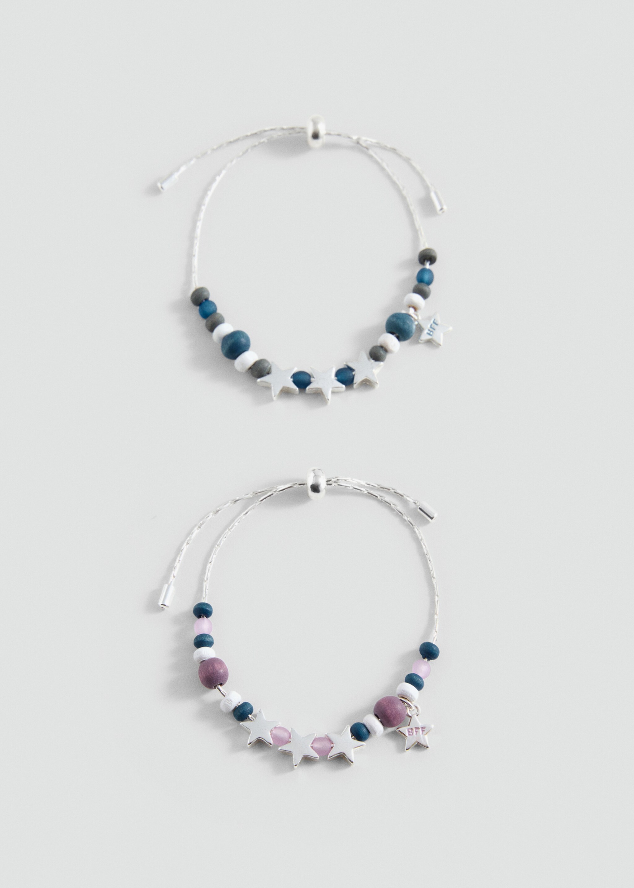 Beads bracelets 2 pack - Article without model, Silver. Ref: 87040316-00.
