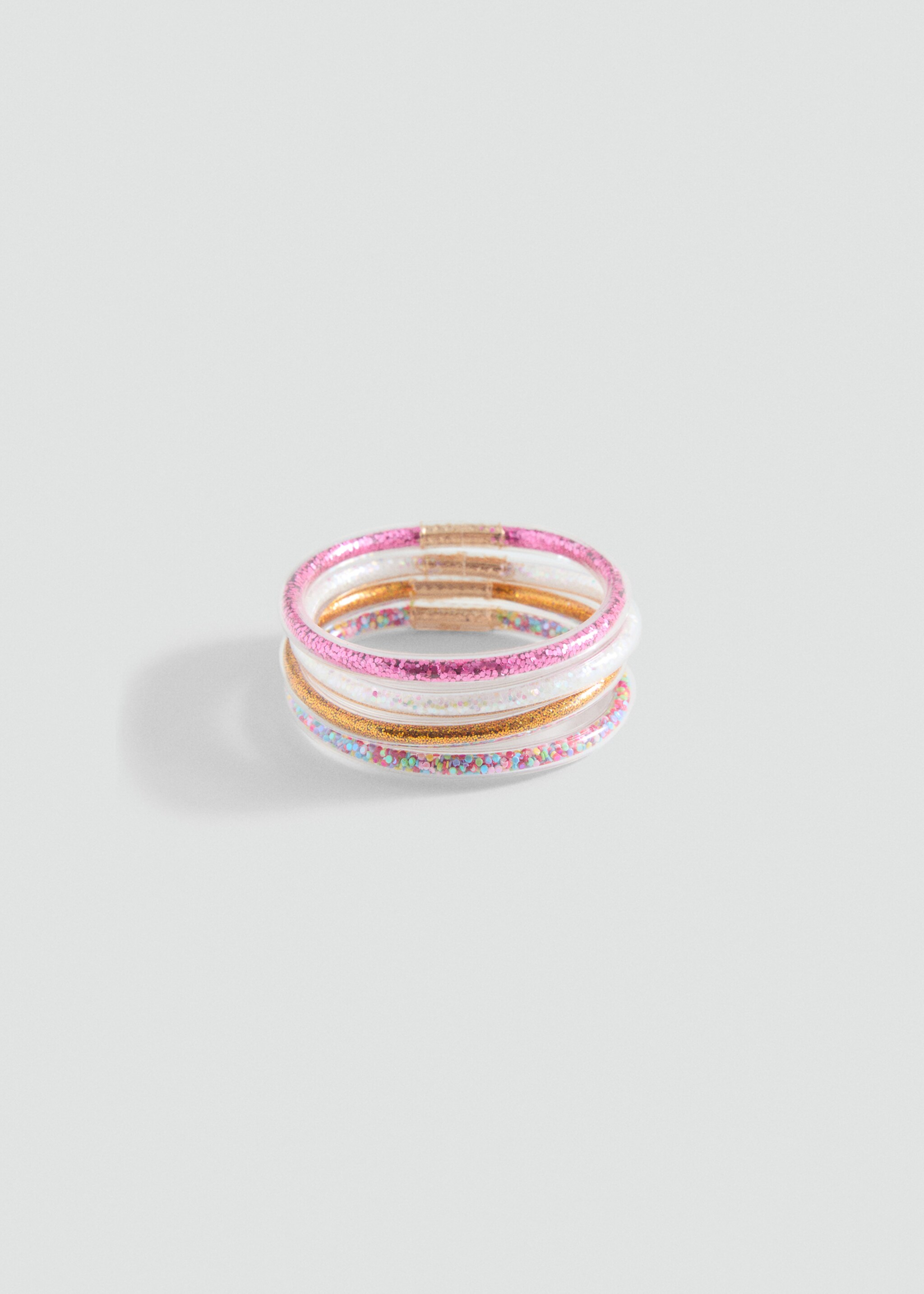 Pack of 4 bracelets - Article without model, Pink. Ref: 87040319-00.