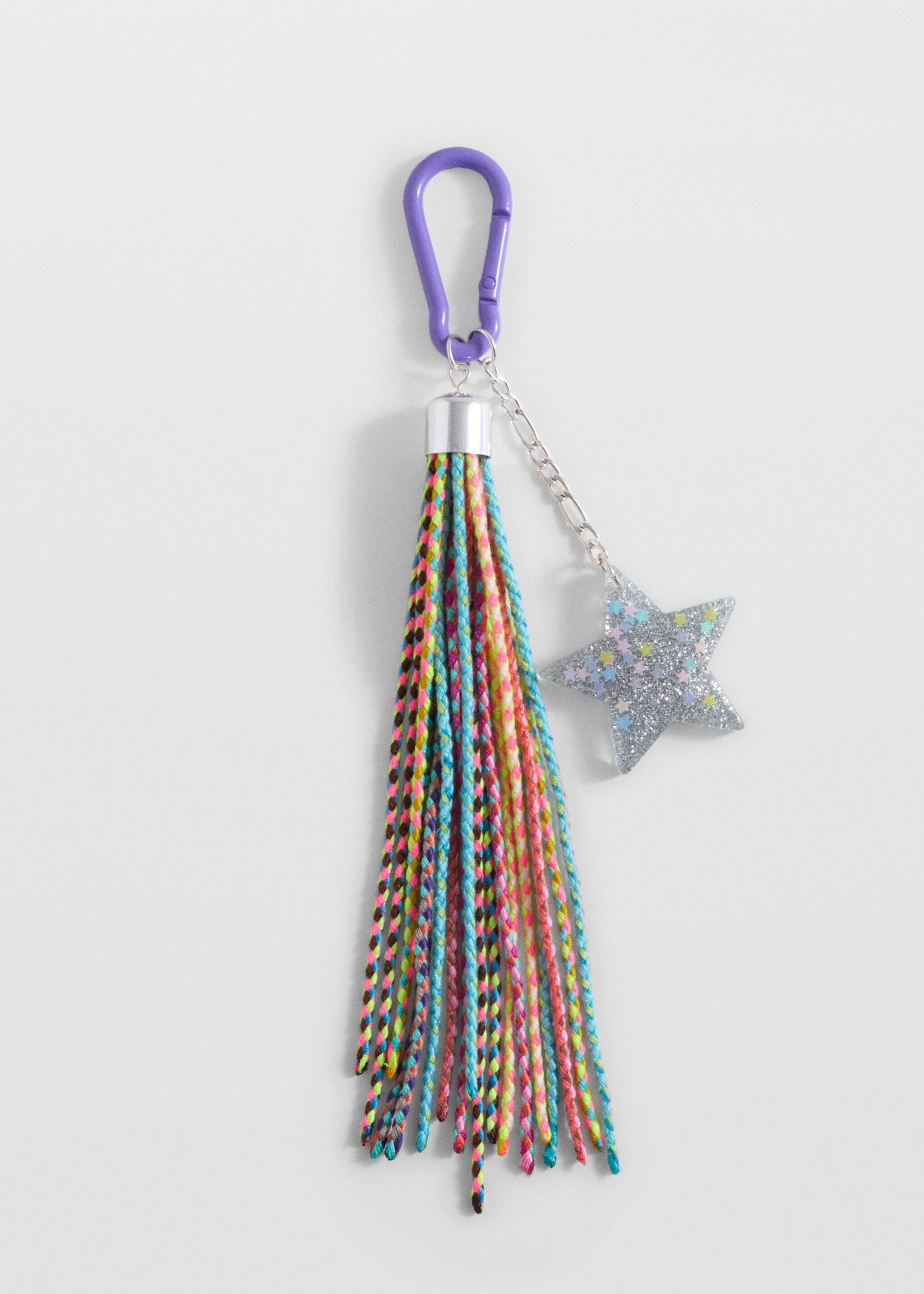 Sequin key-ring - Article without model, Lilac. Ref: 87040327-00.