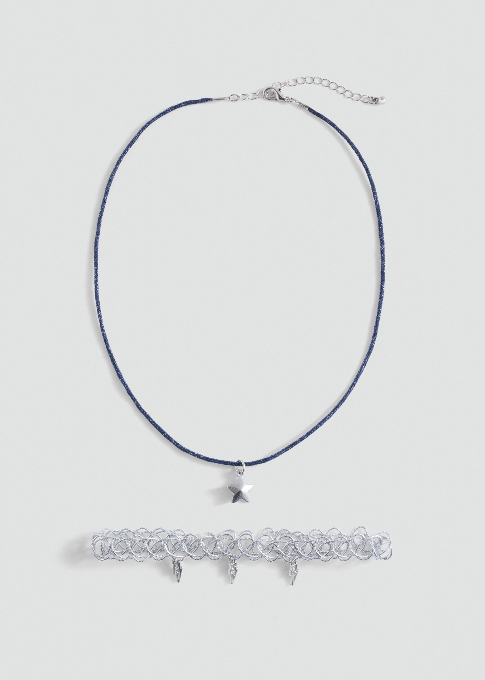 Combined necklace pack - Article without model, Silver. Ref: 87040332-00.
