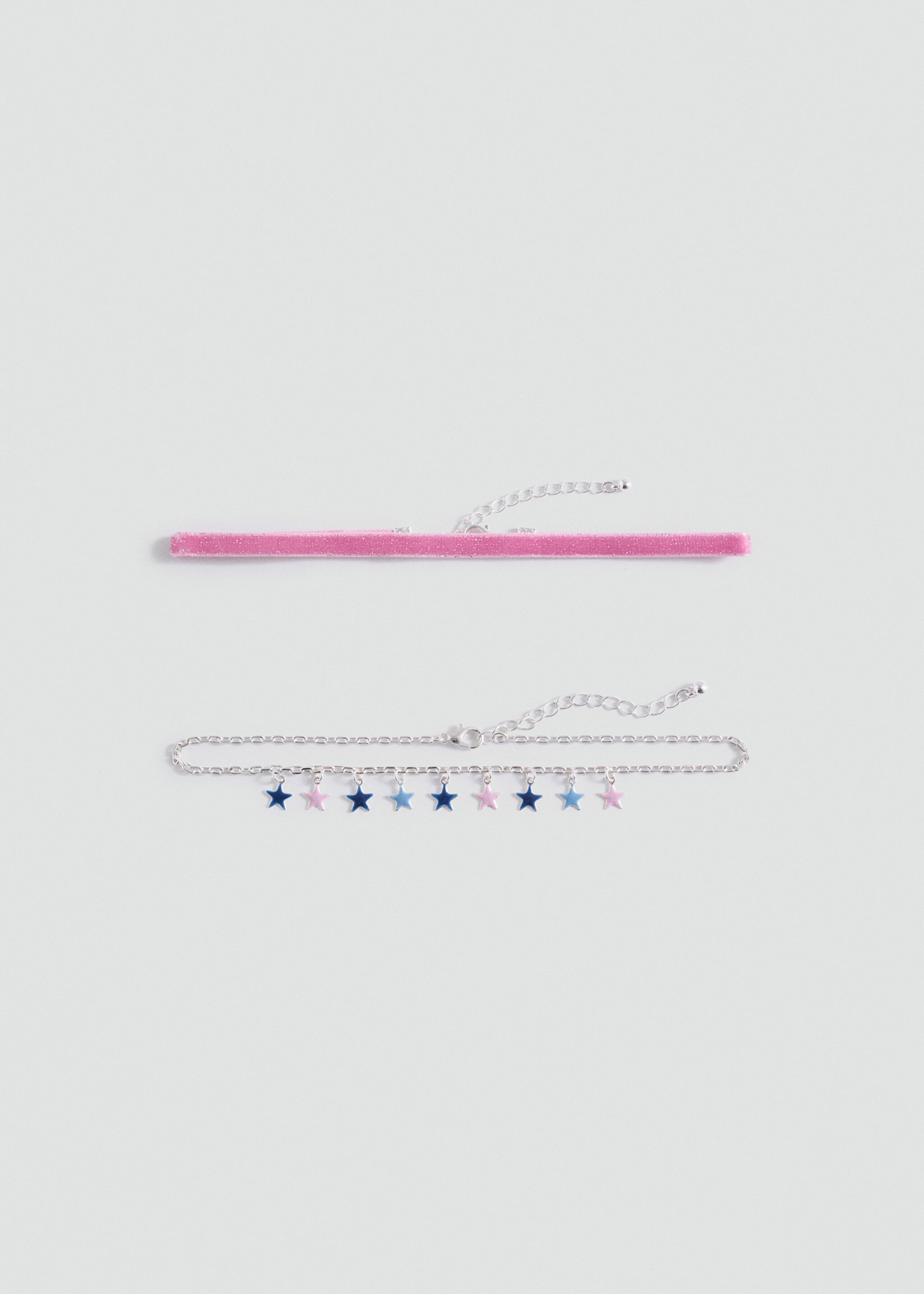 Pack of 2 chokers - Article without model, Pink. Ref: 87040333-00.