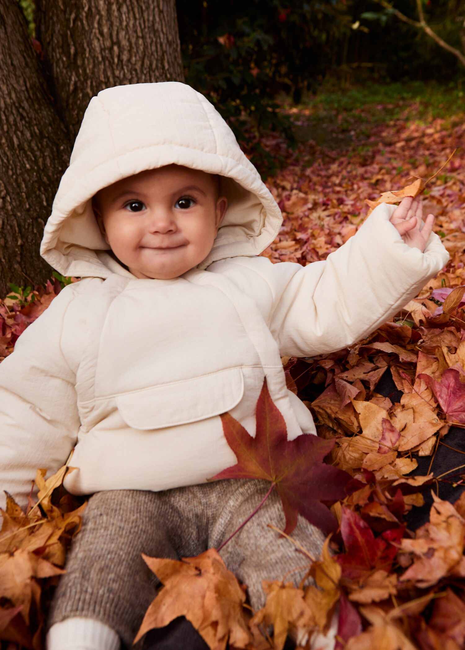 Kangaroo pocket quilted jacket - Details of the article 5