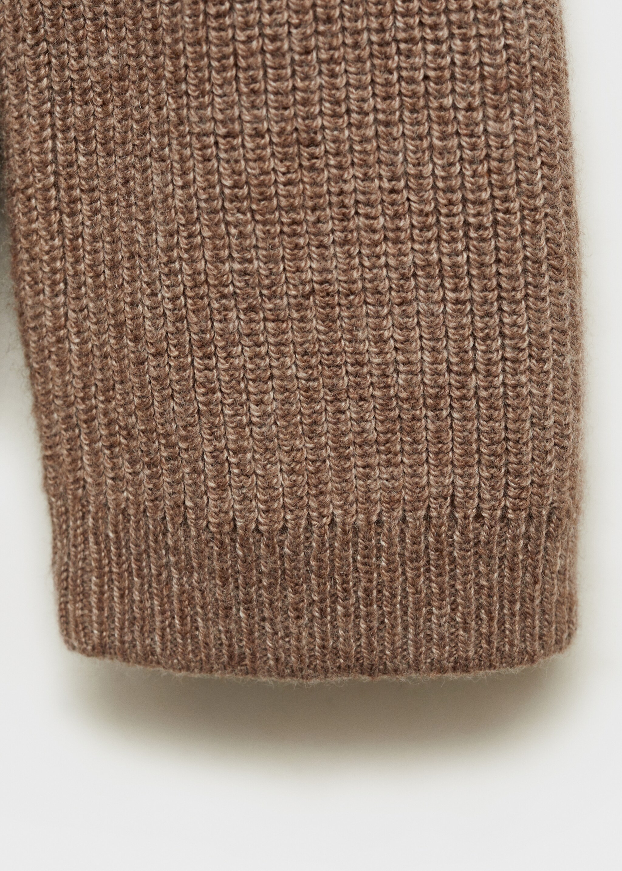 Càrdigan punt botons - Detall de l'article 0, Marró mitjà. Ref: 87040341-00.