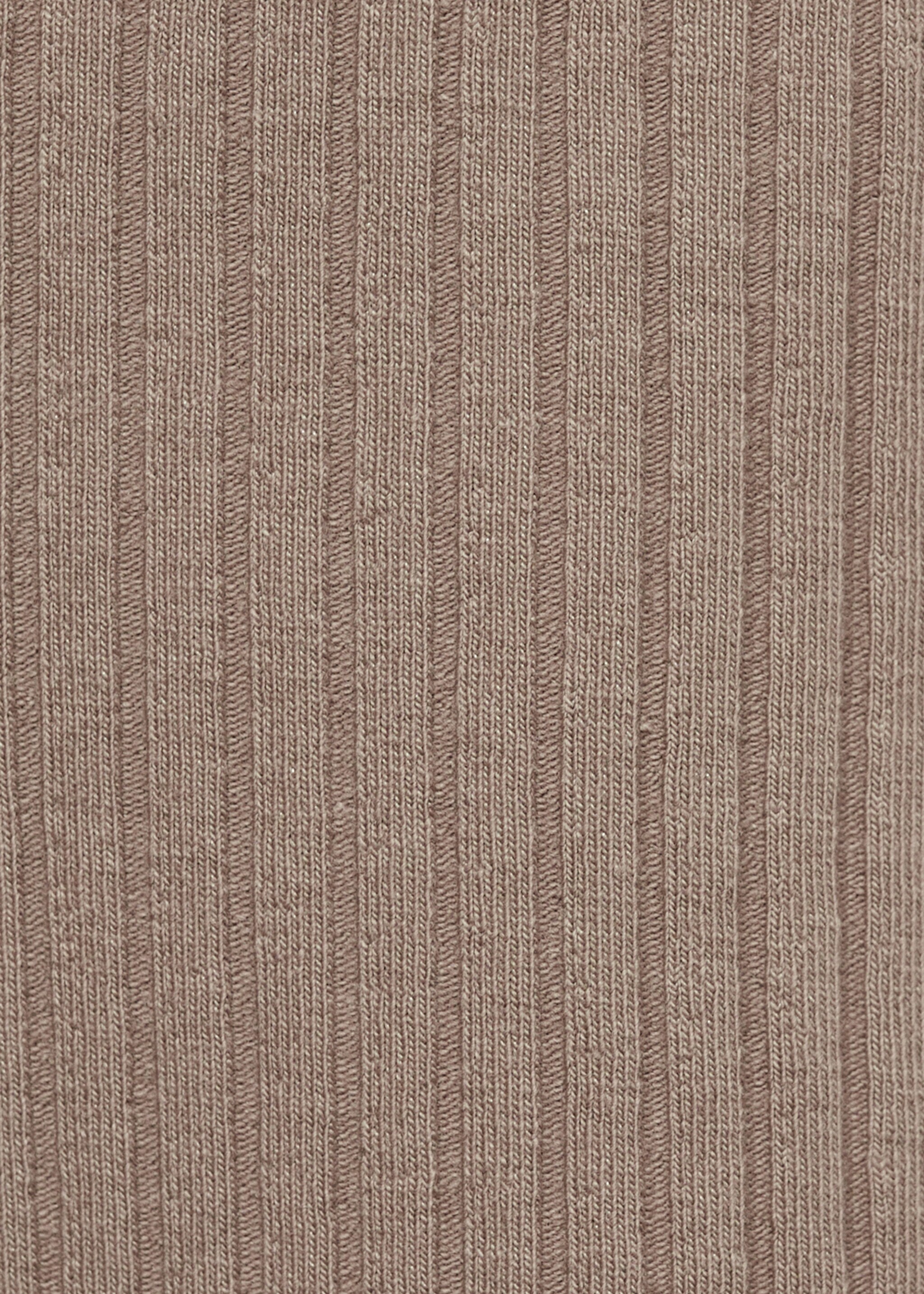 Ribbed leggings - Details of the article 8, Medium Brown. Ref: 87040342-00.