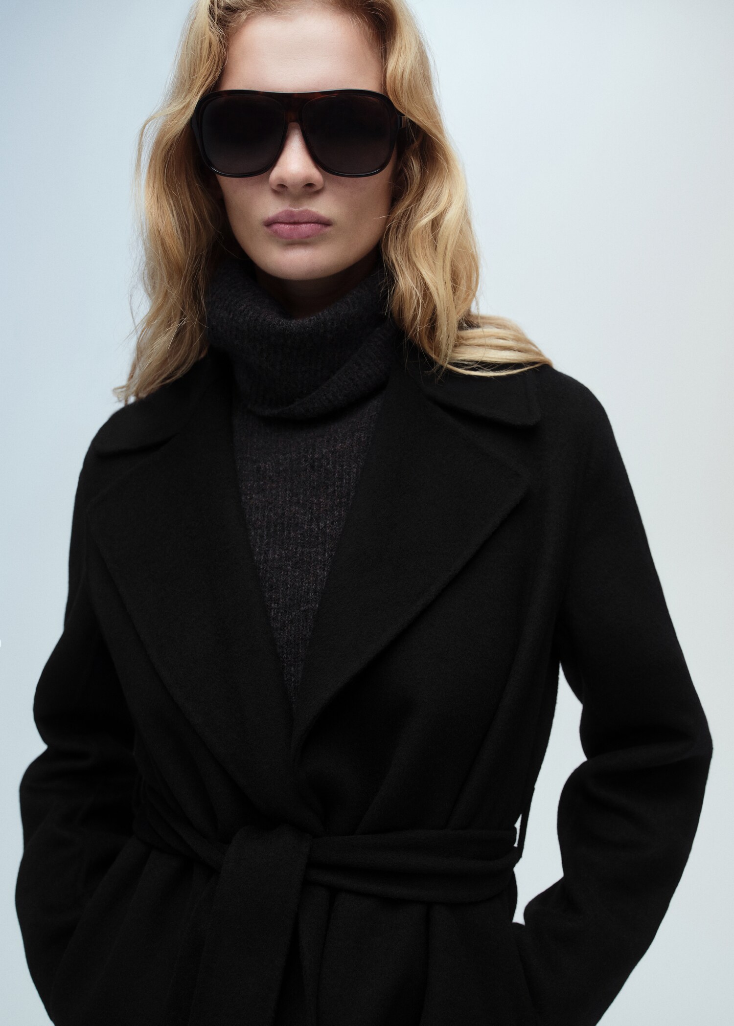 Παλτό handmade ζώνη - Μεσαίο πλάνο