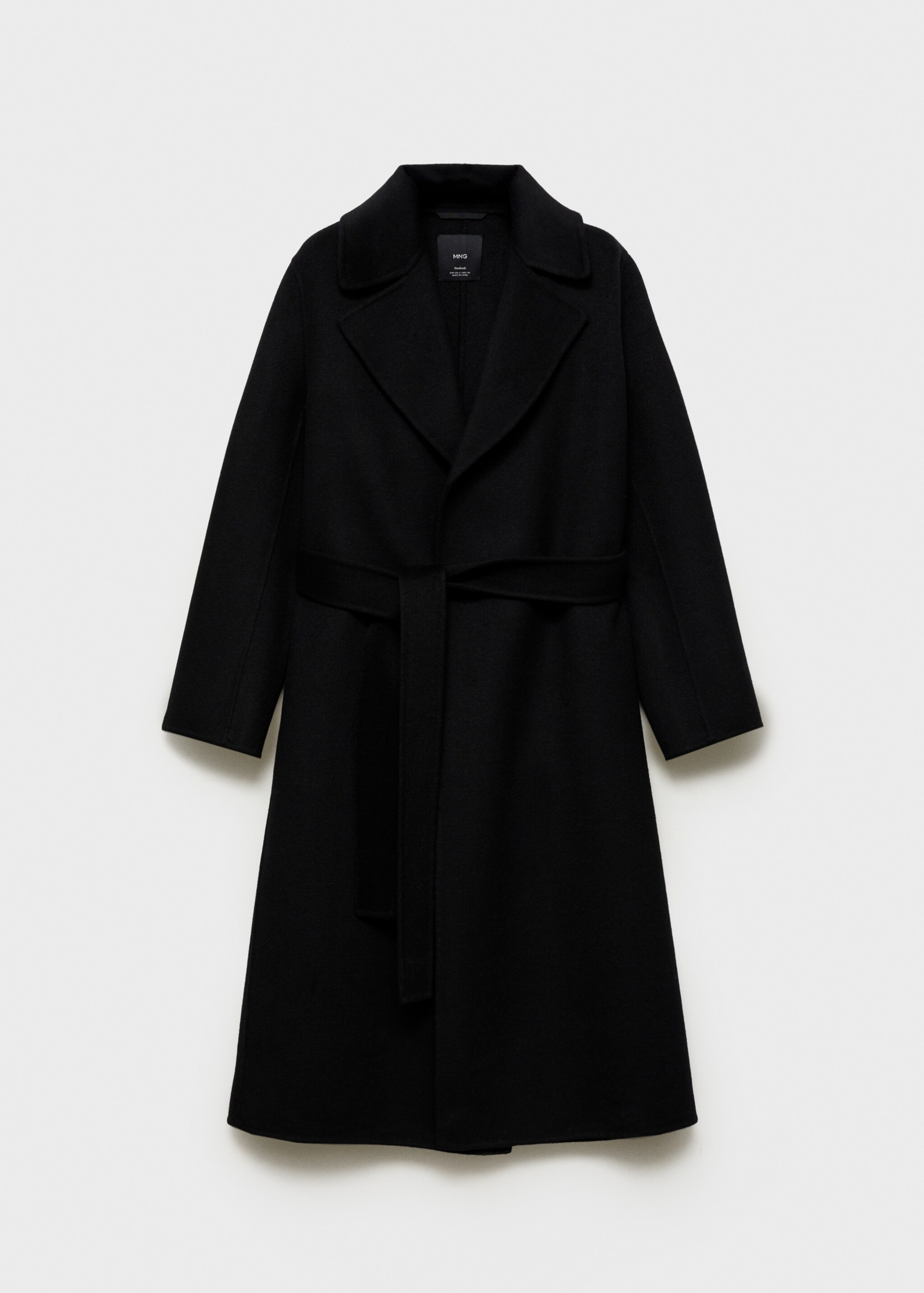 Belt handmade coat - Article without model, Black. Ref: 87040343-00.