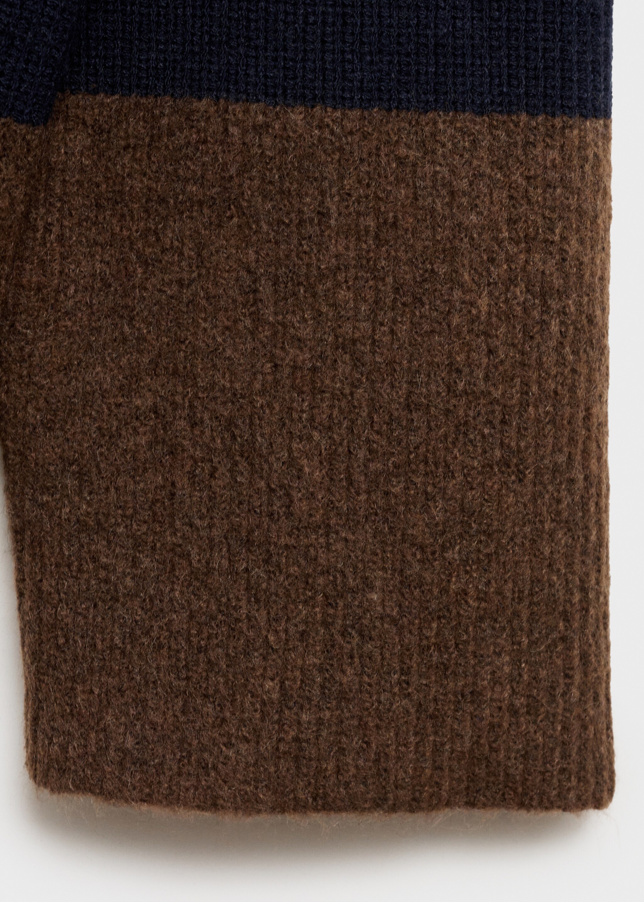 Pull-over rayures col polo - Détail de l'article 0, Bleu marine foncé. Ref: 87040356-00.