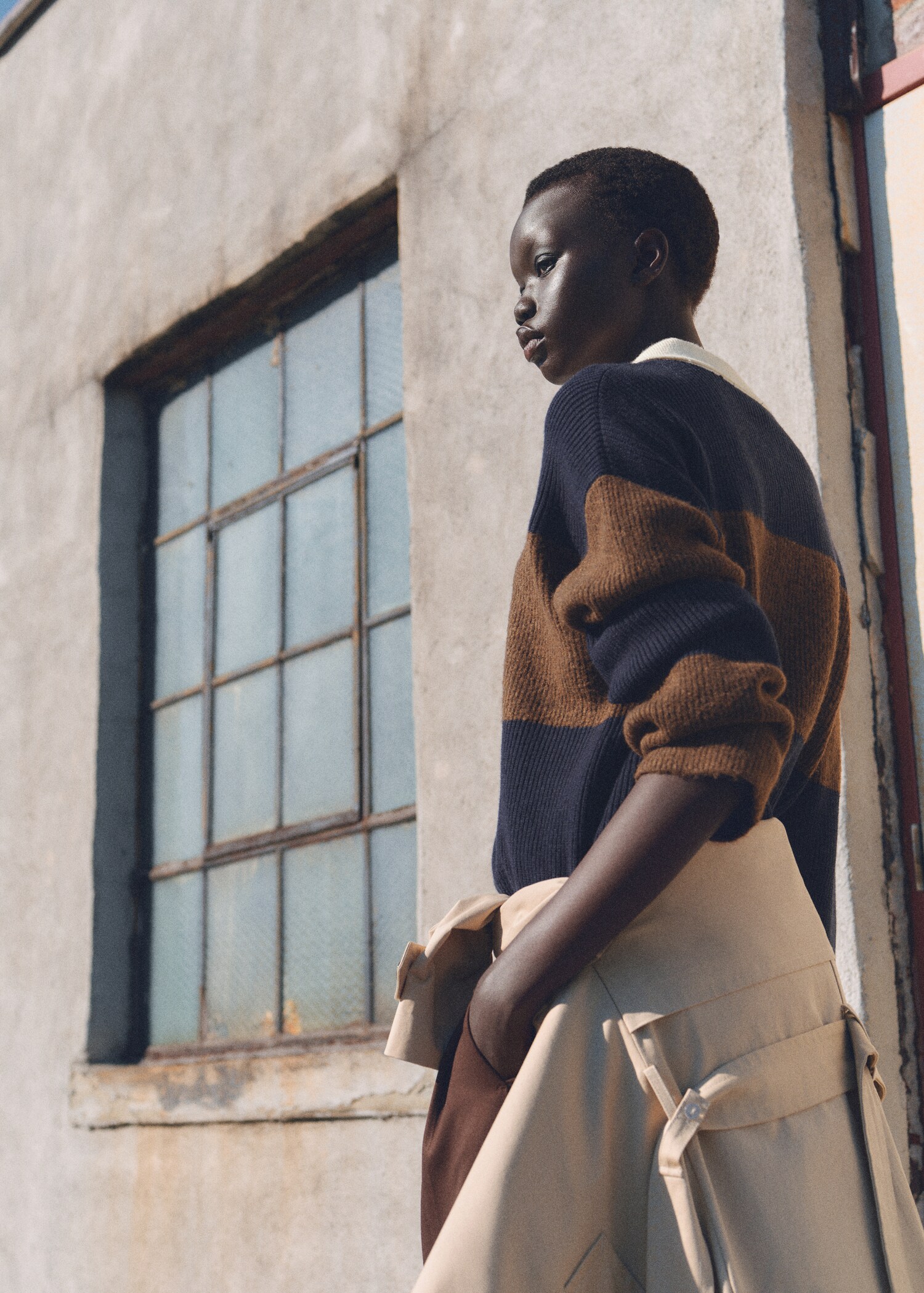 Jersey rayas cuello polo - Reverso del artículo